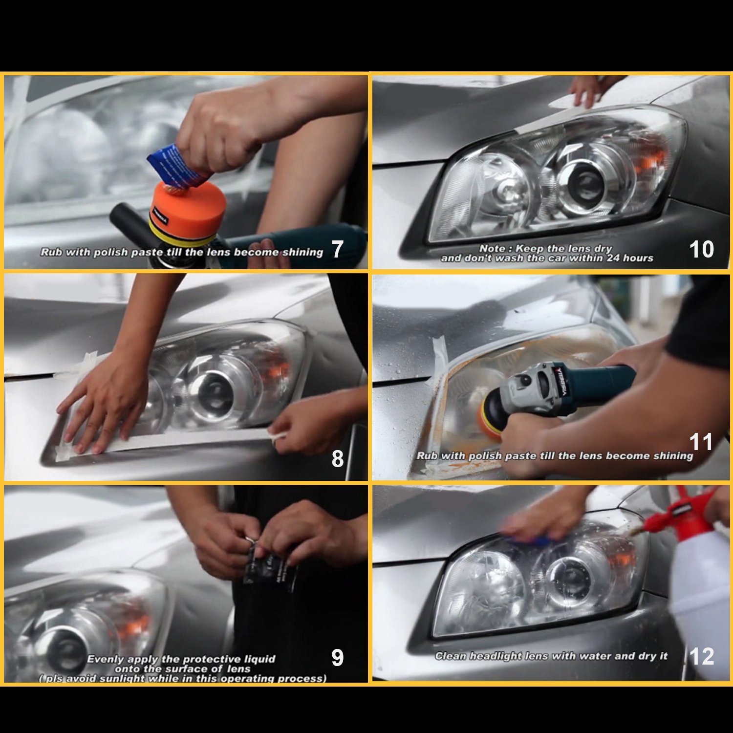 Amazon.com: Airkoul Car Headlight Restoration Kit, designed to ...