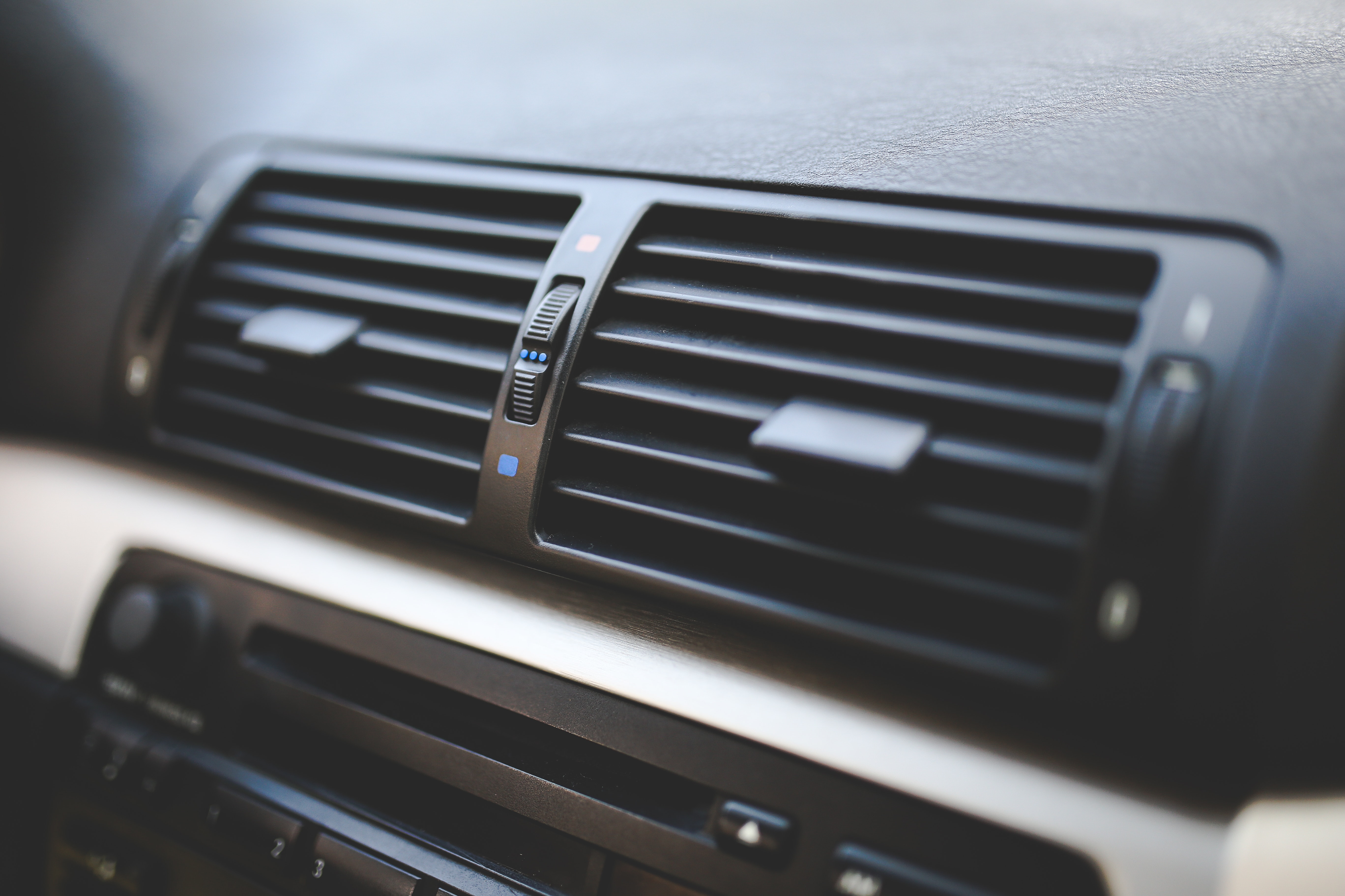 Car interior / air conditioner photo