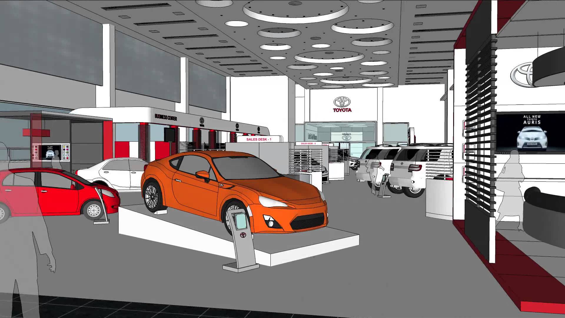 Toyota Al Badia Dubai Car Showroom - YouTube