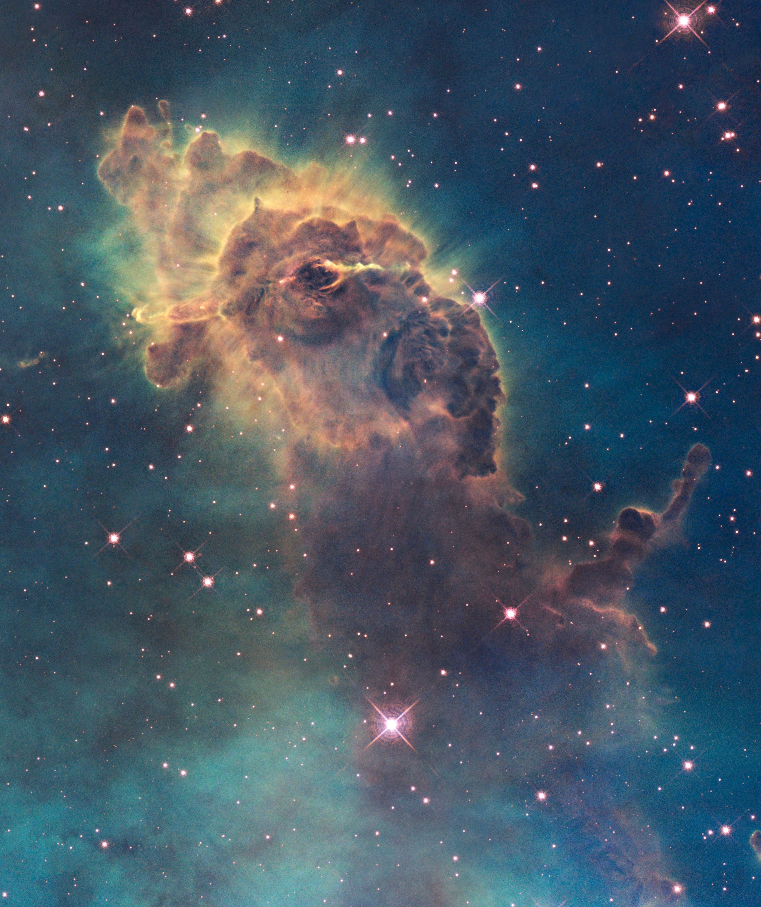 Carina nebula photo