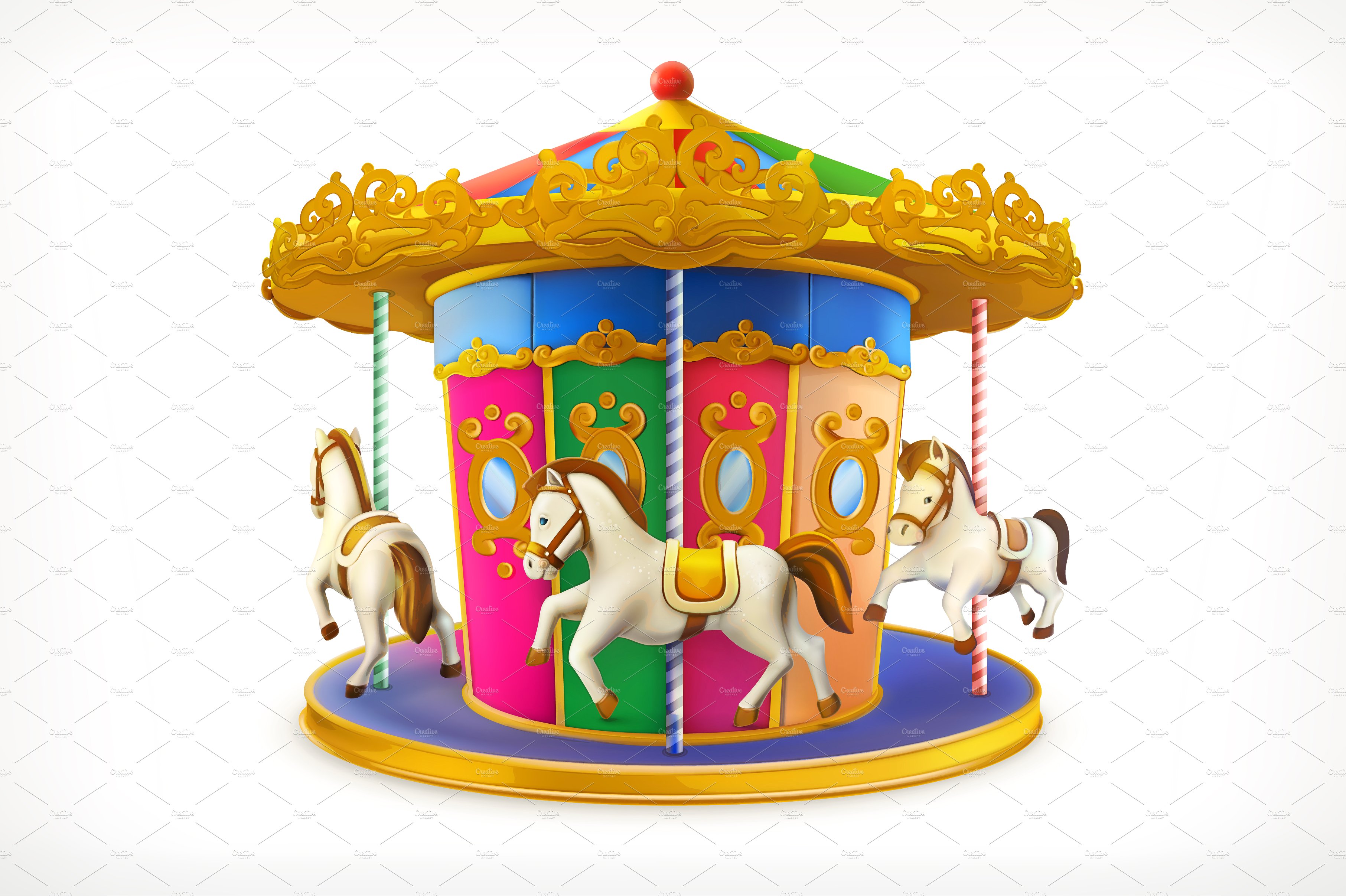 Carousel, vector icon ~ Icons ~ Creative Market