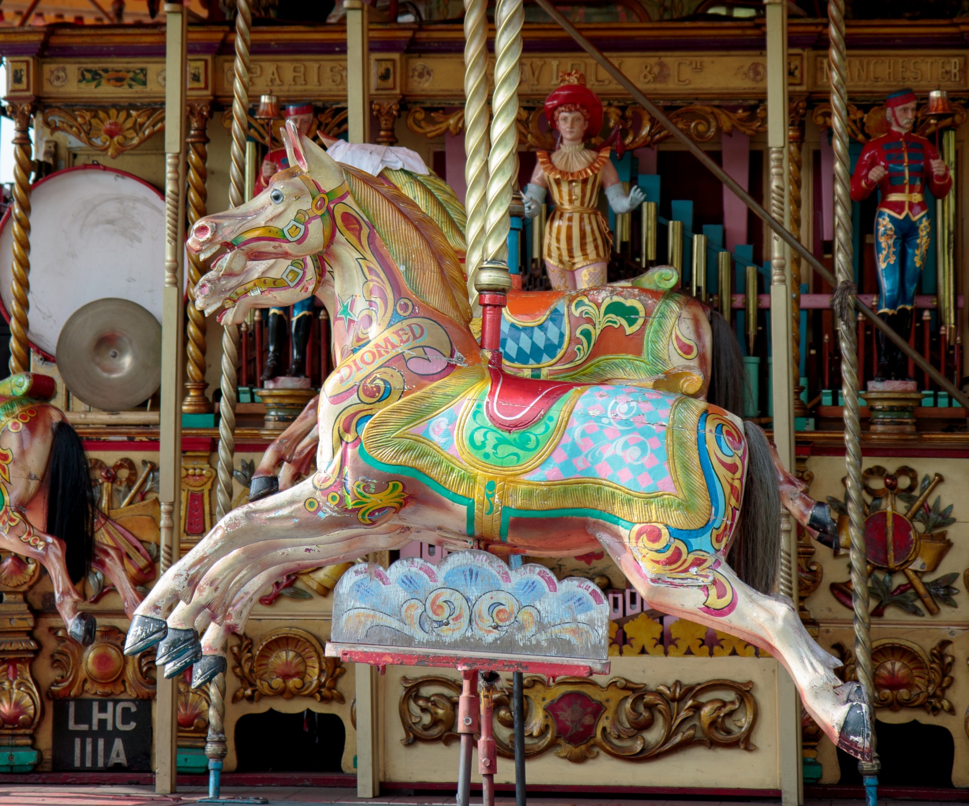 Vintage Carousel Horse Ride Free Stock Photo - Public Domain Pictures