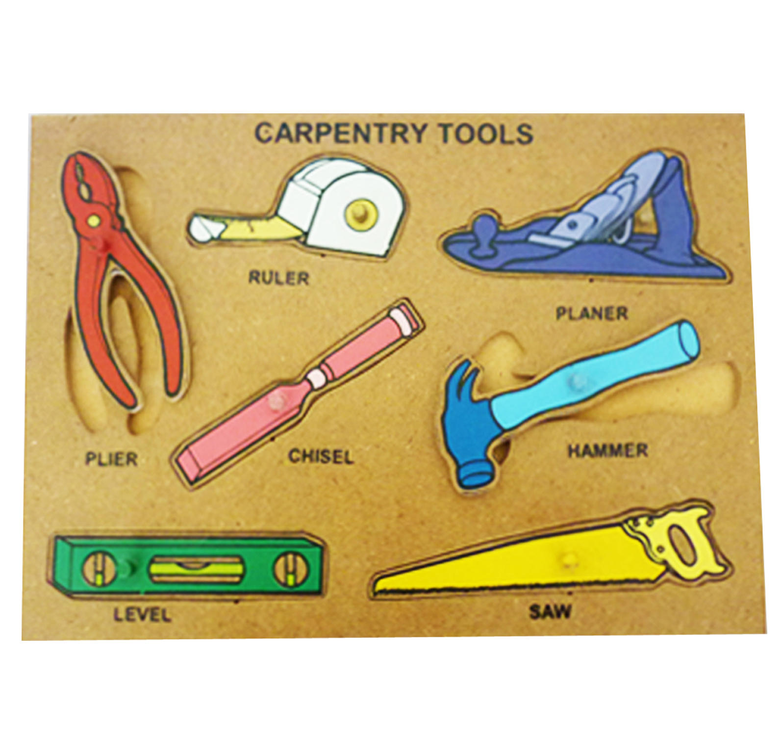 Carpentry Tools Puzzle – Tahanang Walang Hagdanan