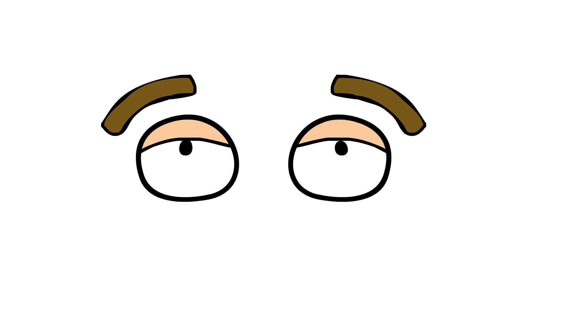 Cartoon eyes blinking - YouTube