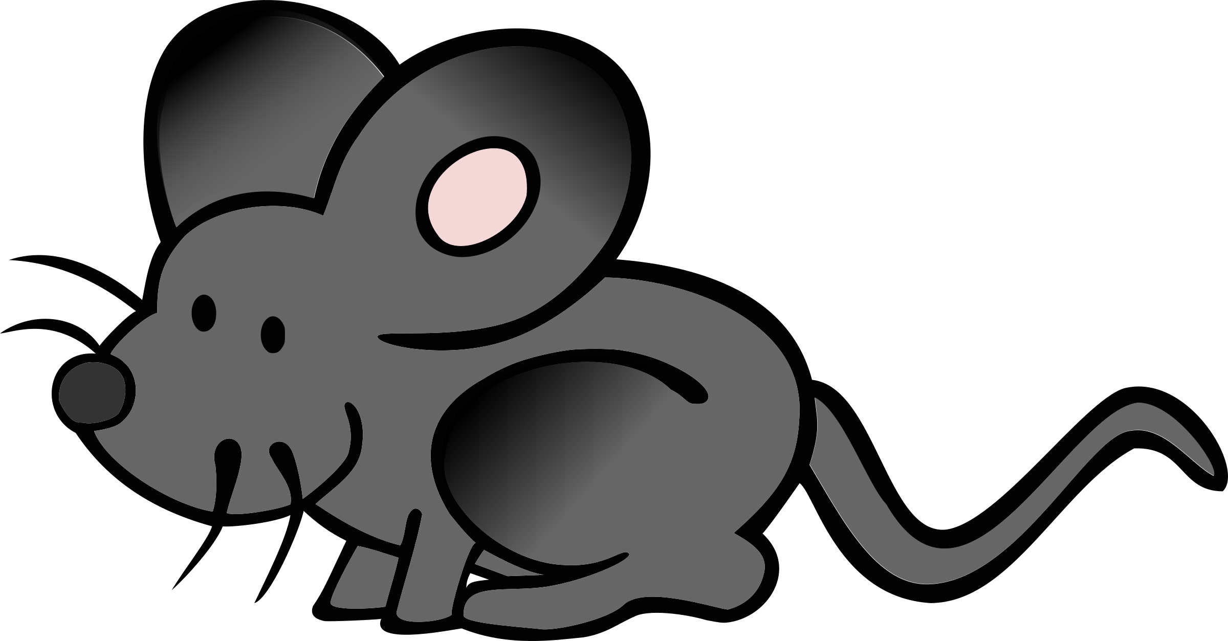 Clipart - Cartoon mouse