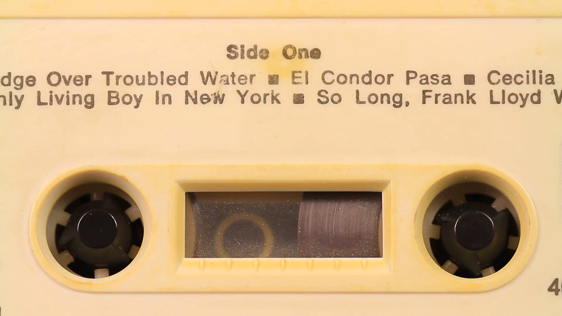 Cassette tape closeup photo
