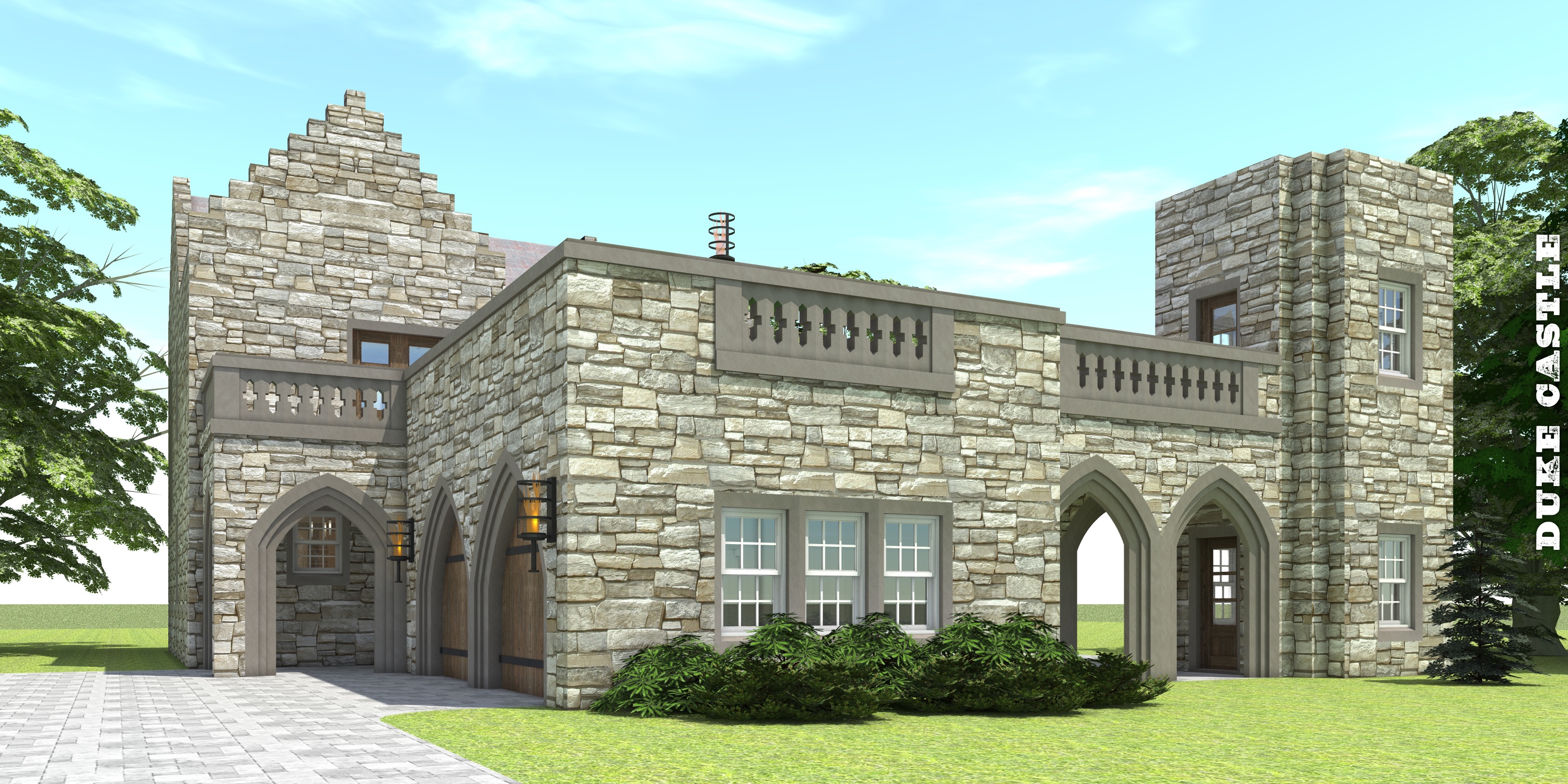 Duke Castle Plan – Tyree House Plans