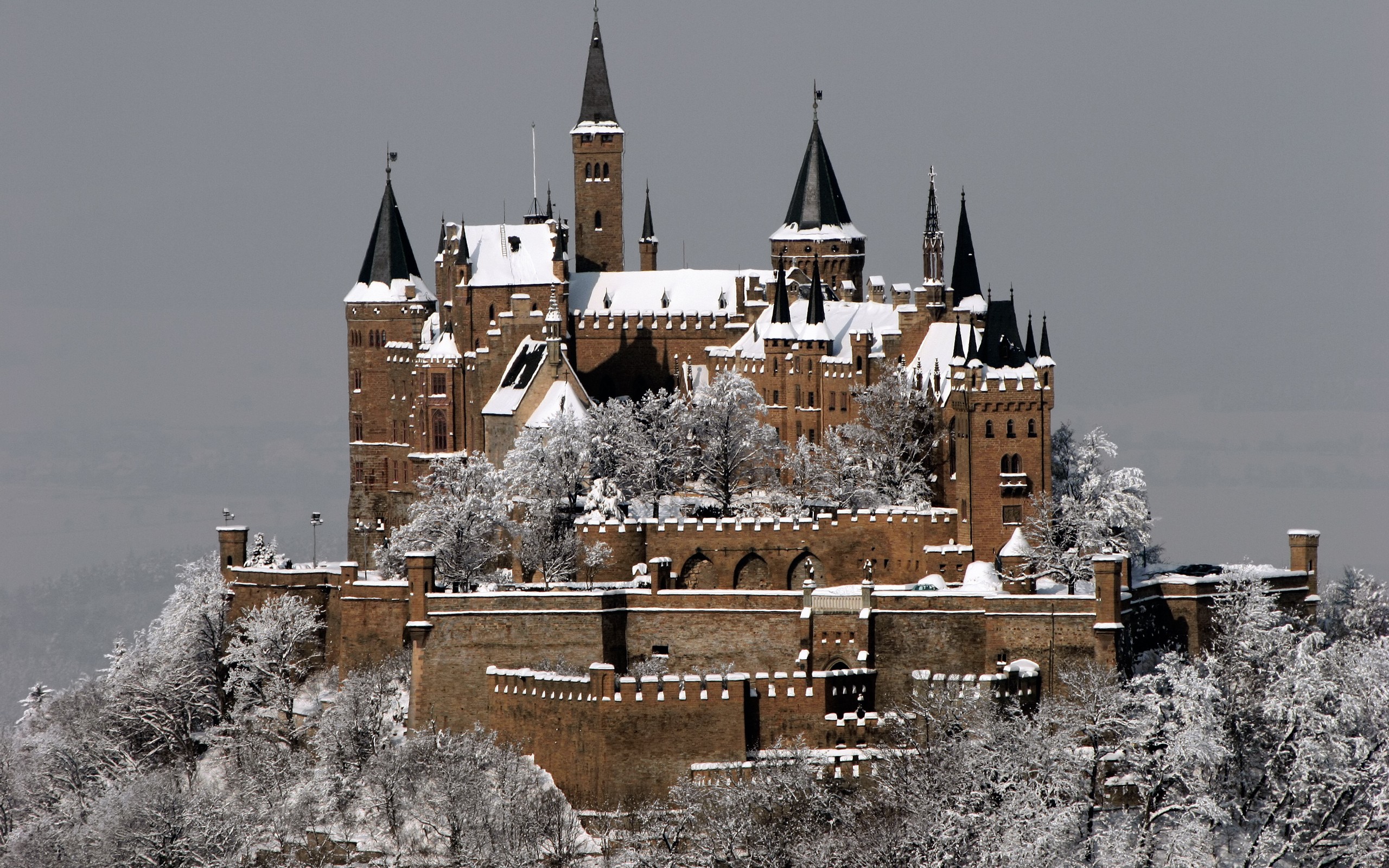 Winter castles Complex Magazine Hohenzollern Castle wallpaper ...