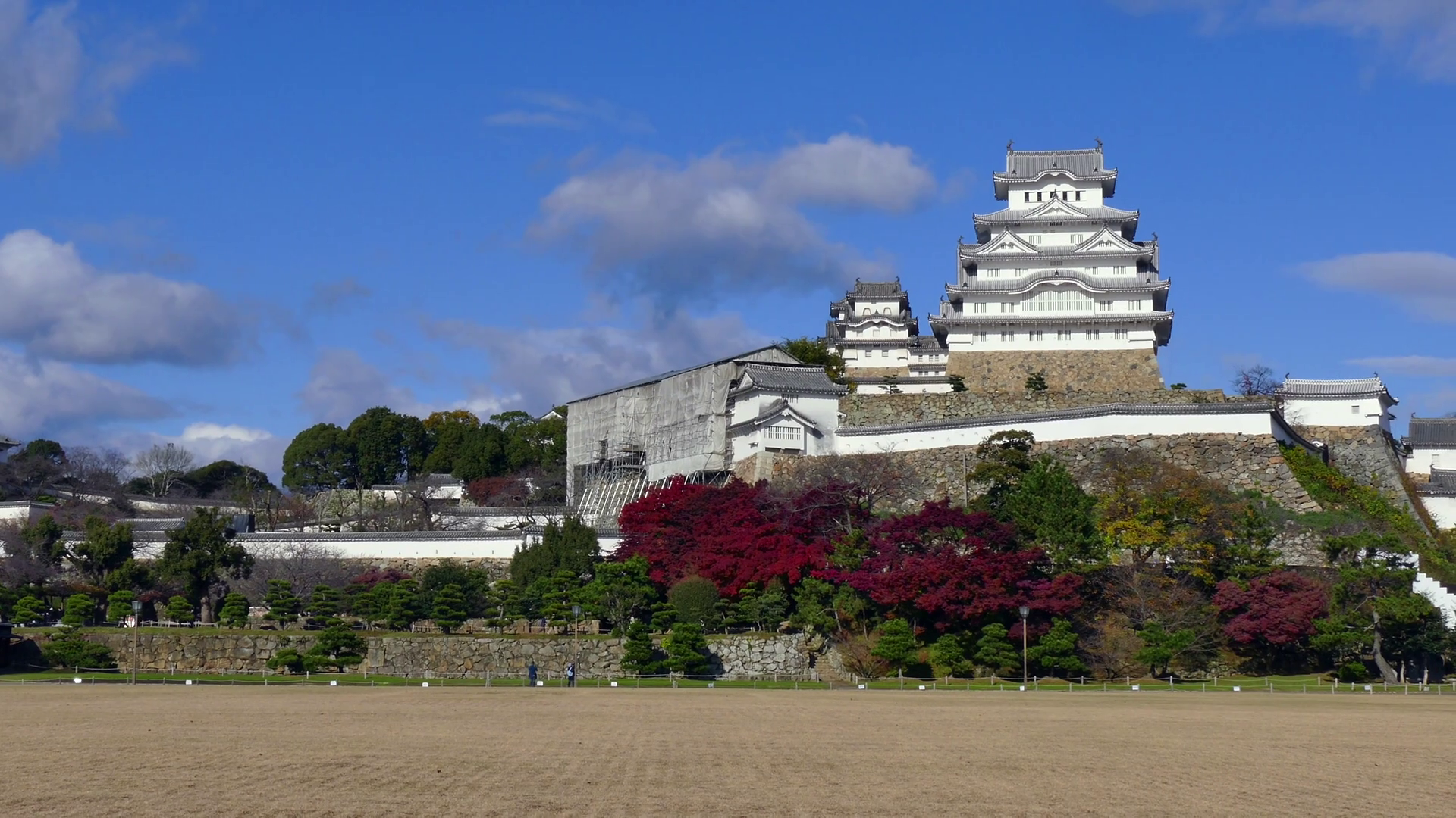 Himeji Castle, a hilltop Japanese castle complex located in Himeji ...