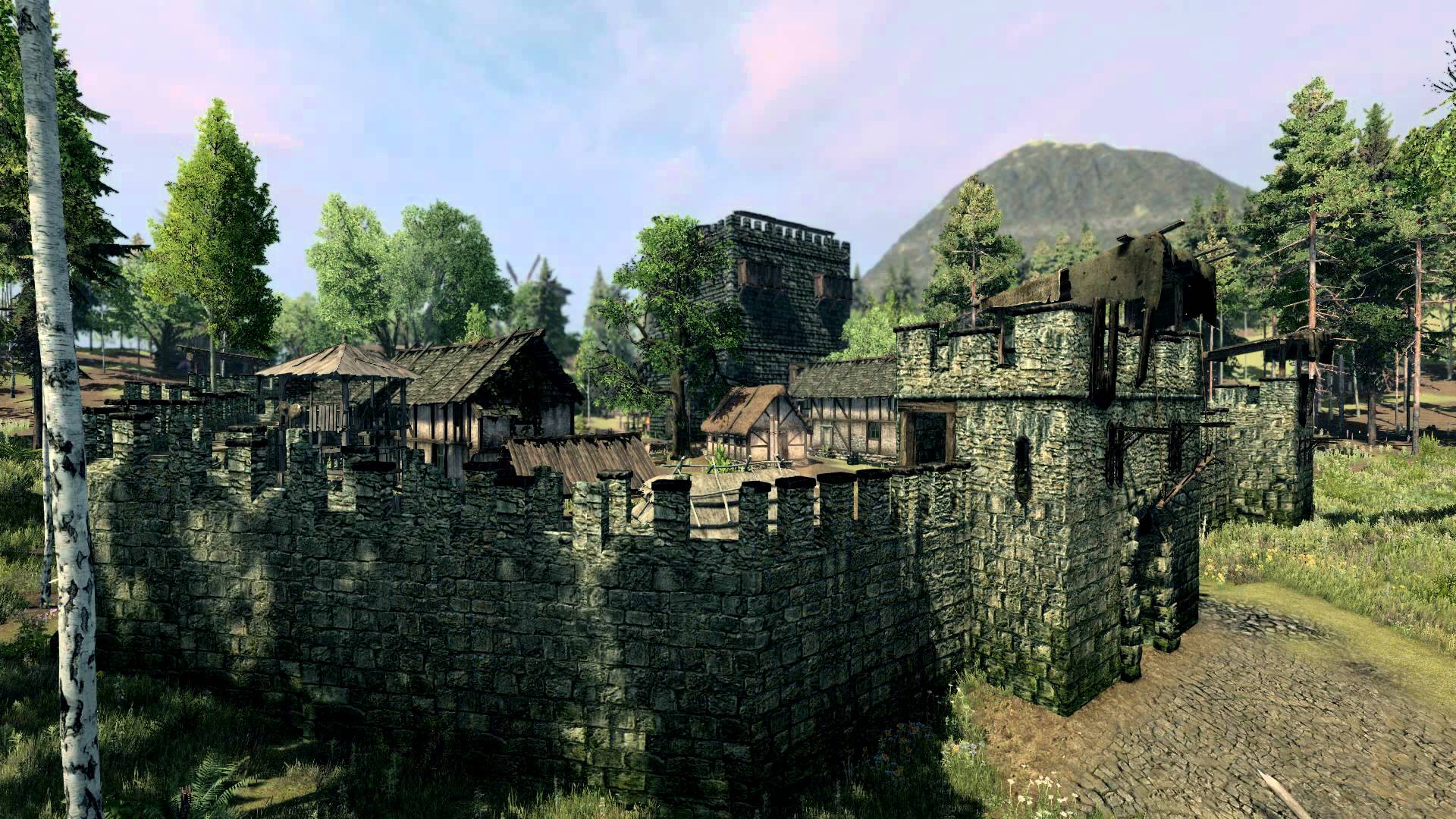 Life is Feudal: Castle Construction Time Lapse - YouTube