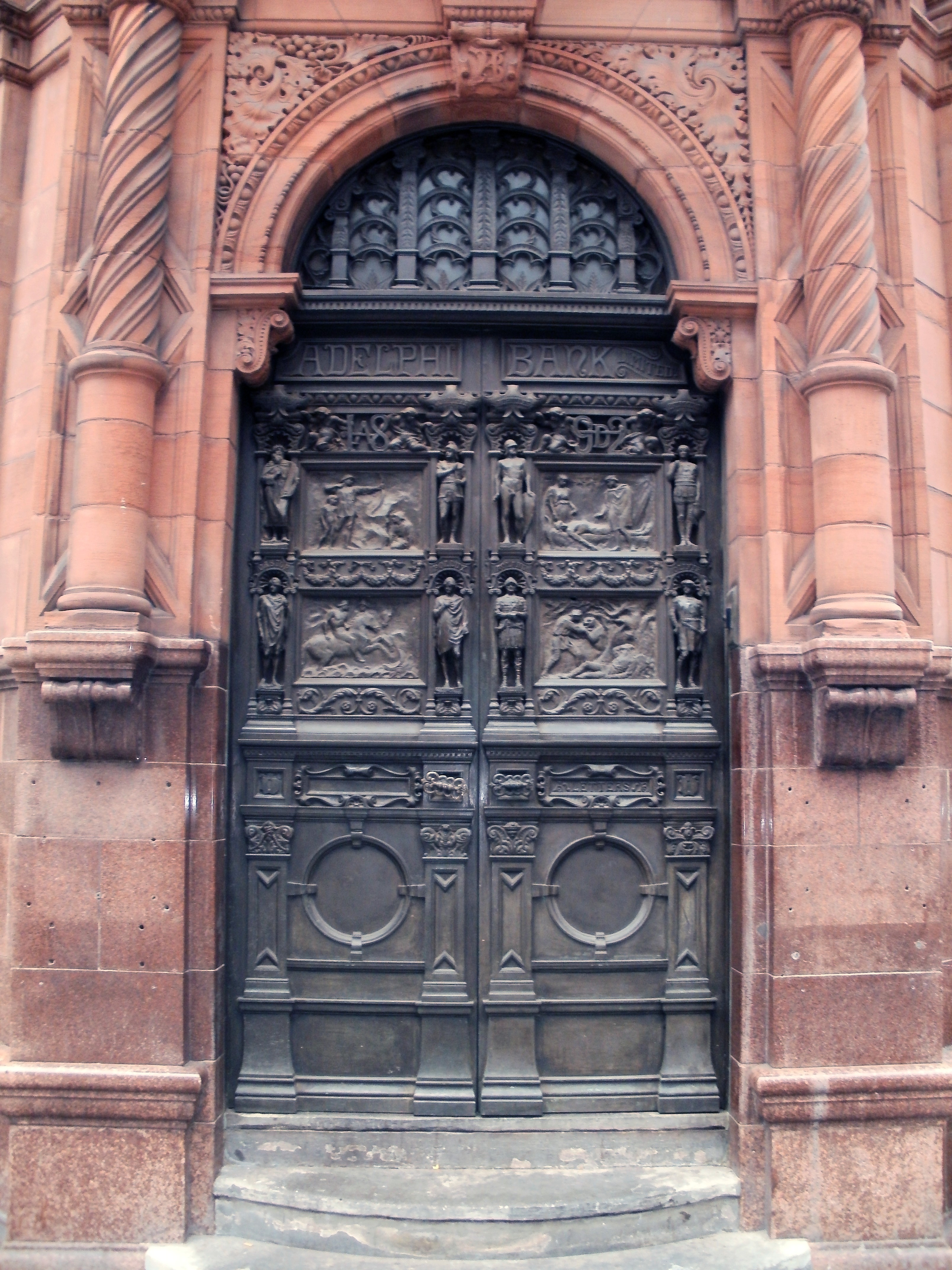 File:Adelphi Bank Door, Castle Street, Liverpool, 22 Aug 2013.jpg ...