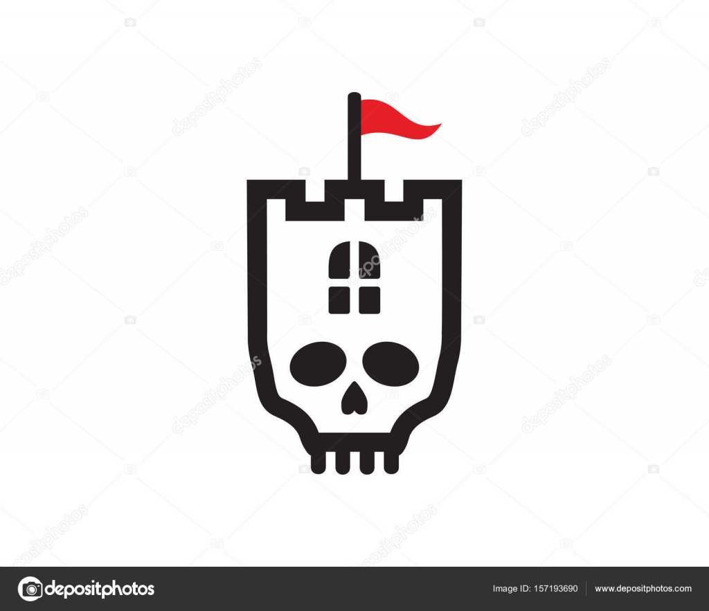 Horror Castle Logo Template Design Vector, Emblem, Design Concept ...