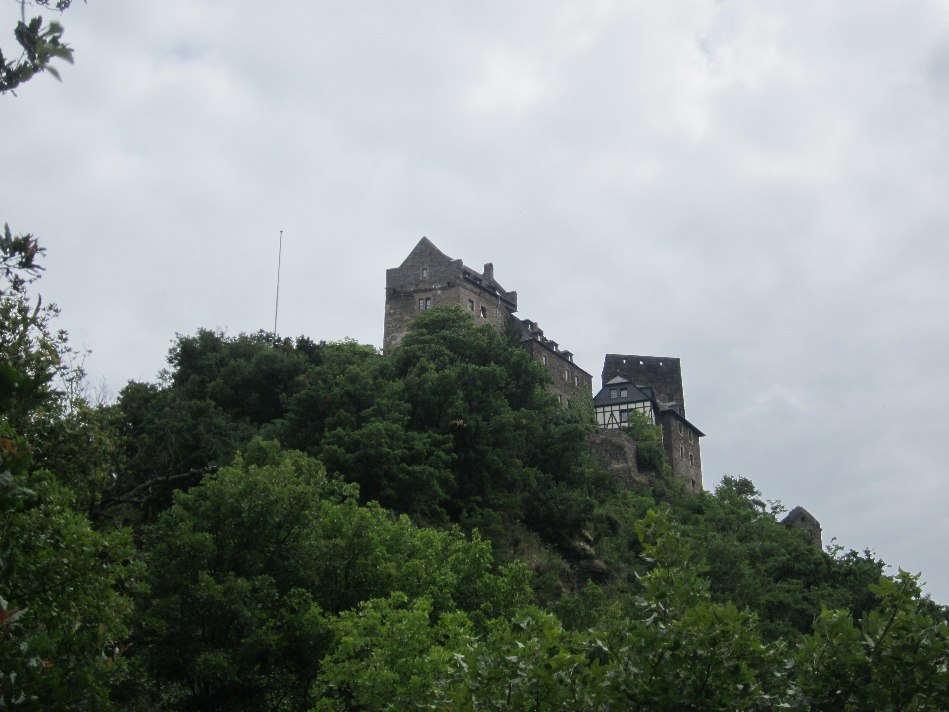 Castle in oberwesel, germany photo