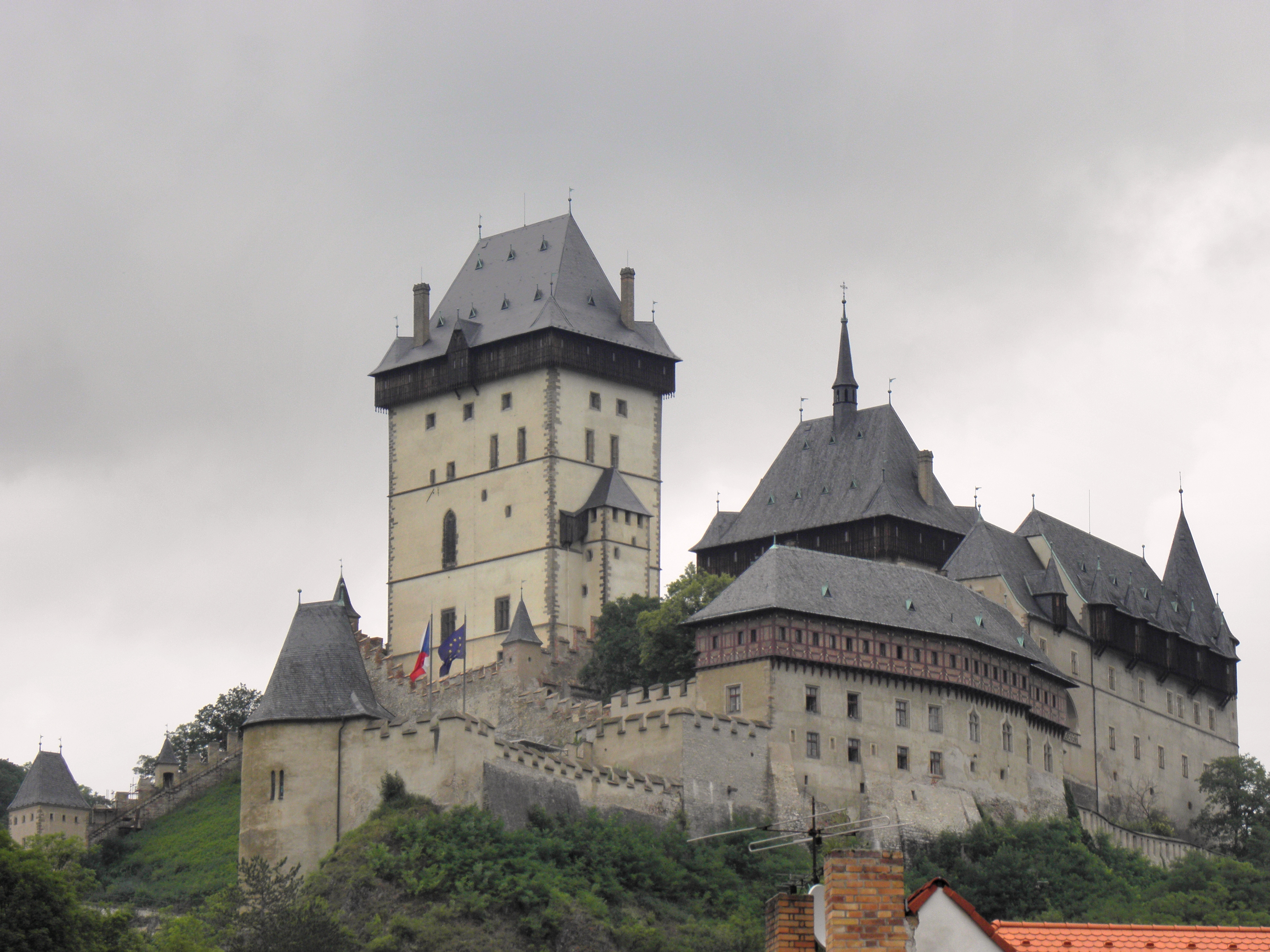 Castle-karlstein near prague photo