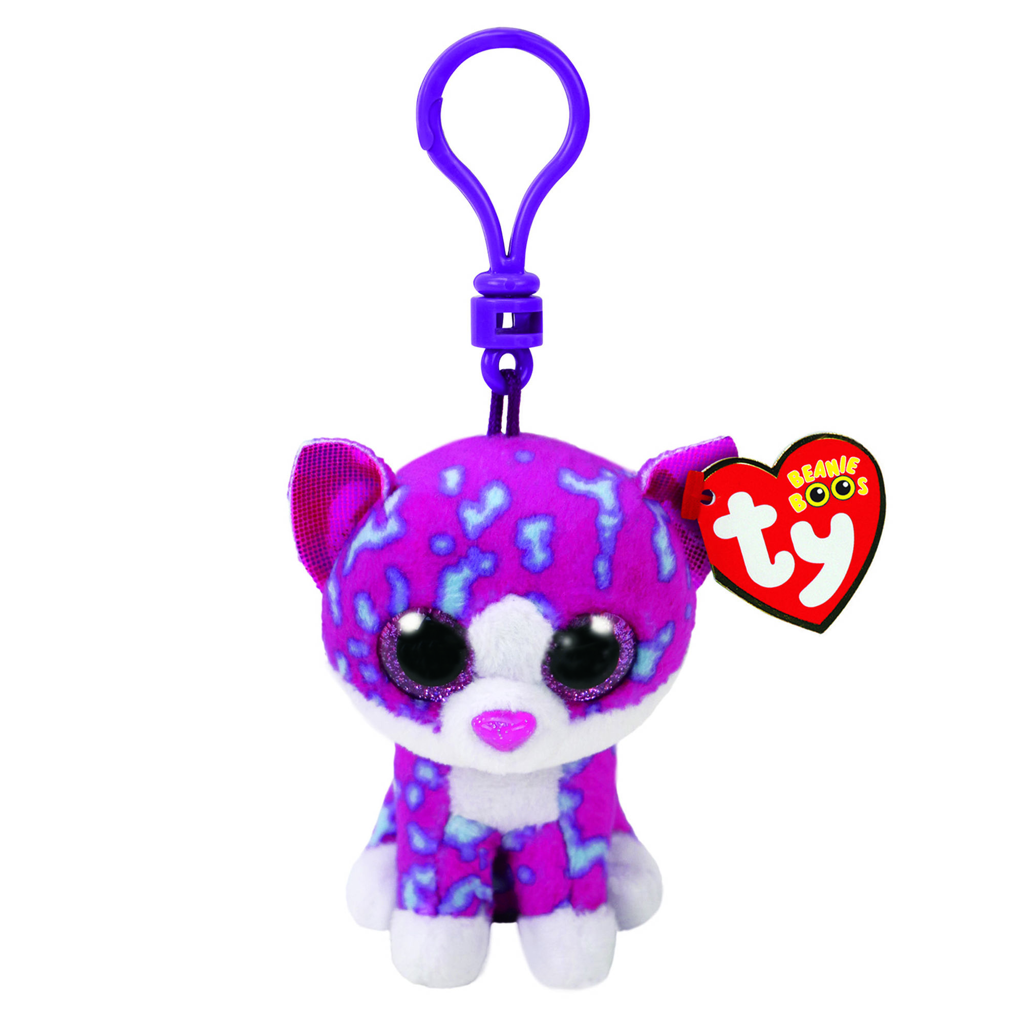 Ty Beanie Boo Charlotte The Cat Keyring Clip | Claire's US