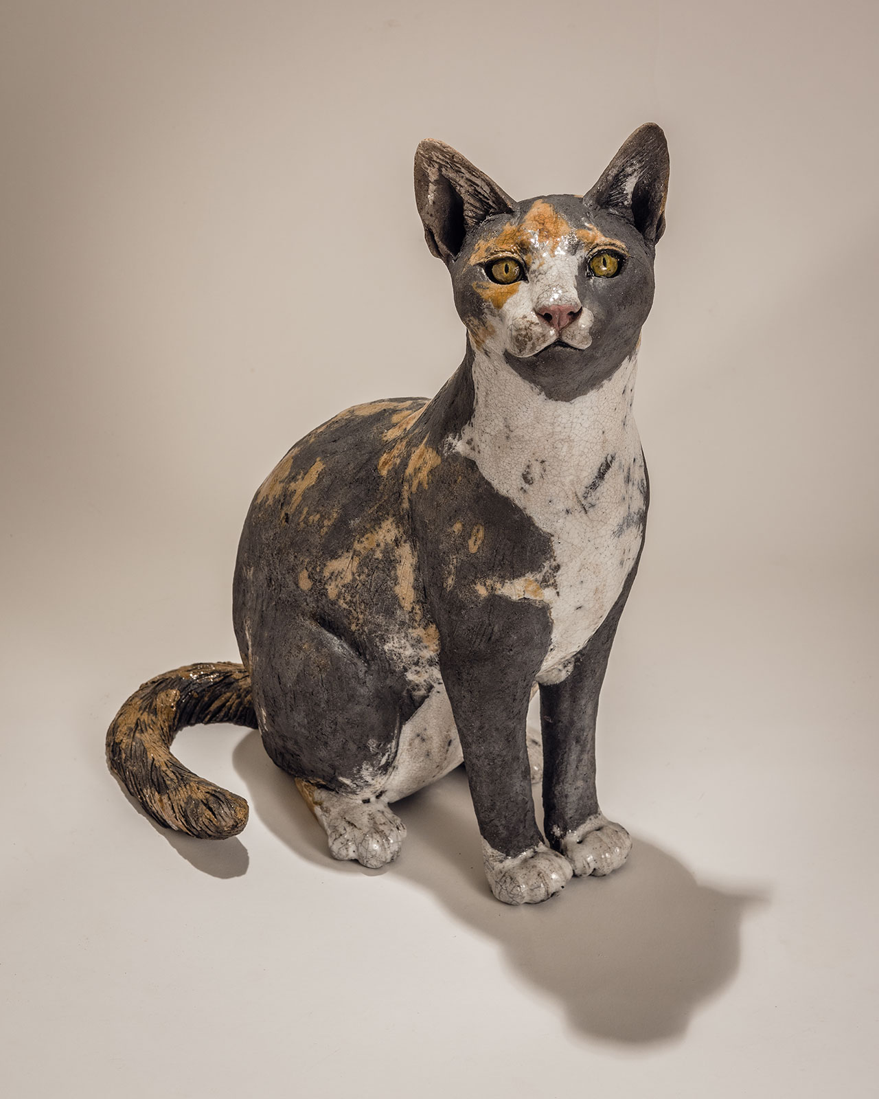 Pet Cat Sculpture Commission - Nick Mackman Animal Sculpture