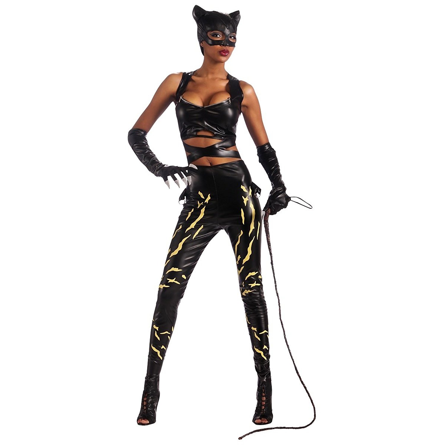 Amazon.com: Rubies DC Comics Deluxe Catwoman Adult Costume - Large ...