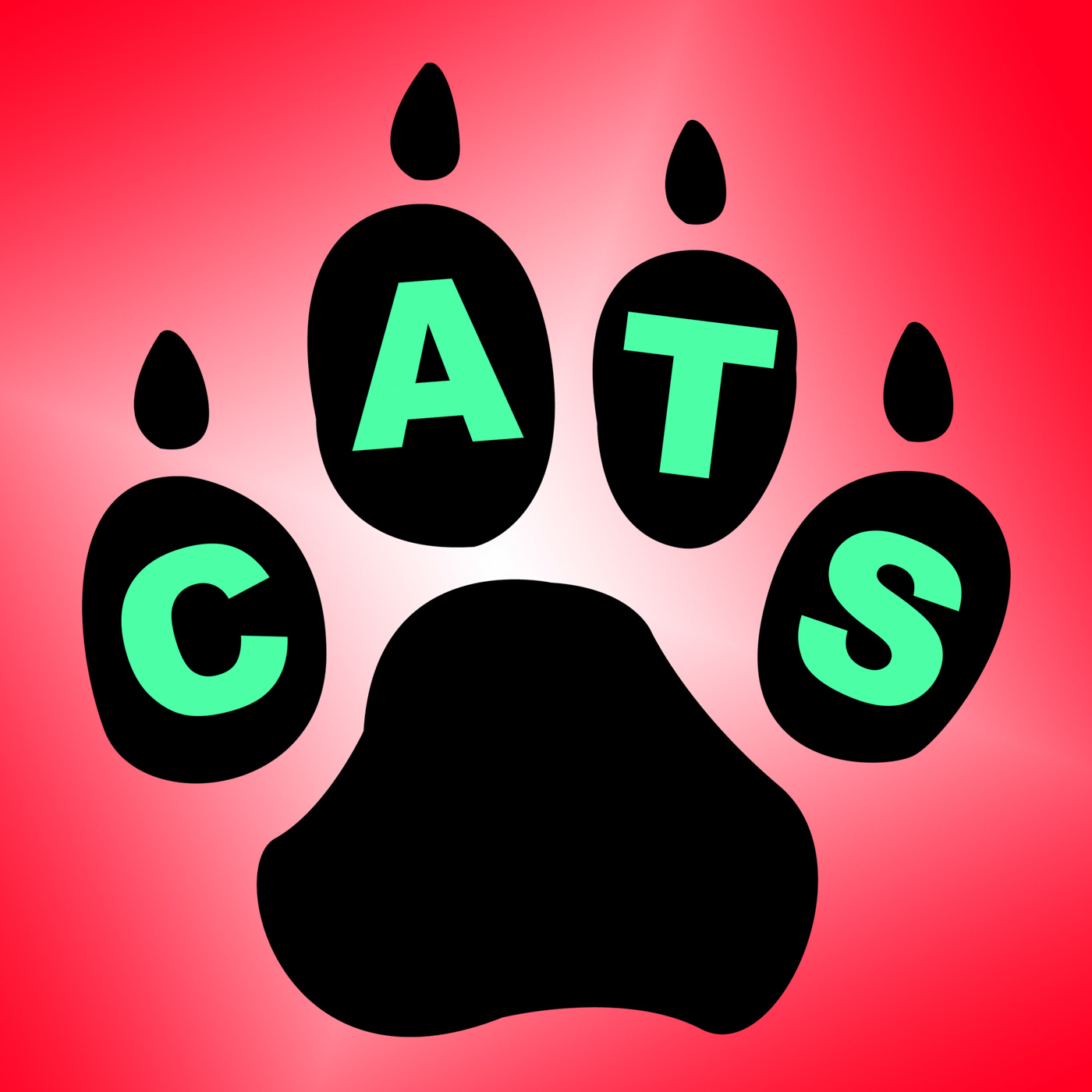 Cats paw shows pet services and feline photo