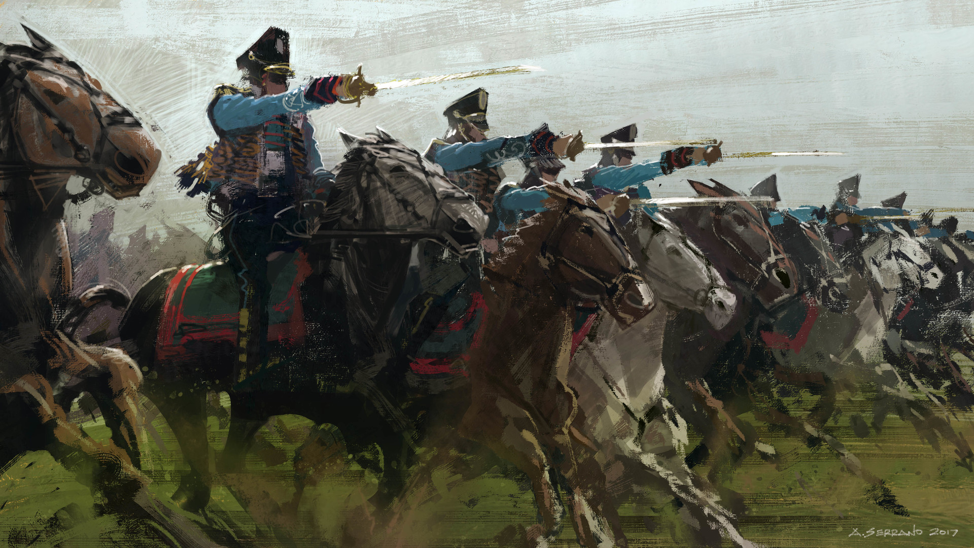 ArtStation - Cavalry Charge, ARMAND SERRANO