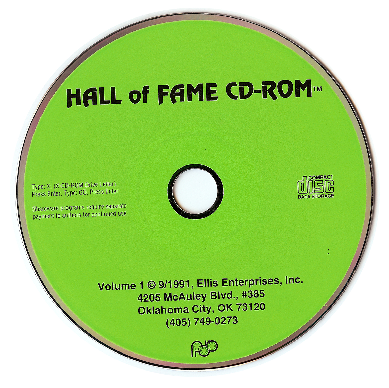 Hall of Fame CD-ROM (Ellis Enterprises, Inc.) : Free Download ...