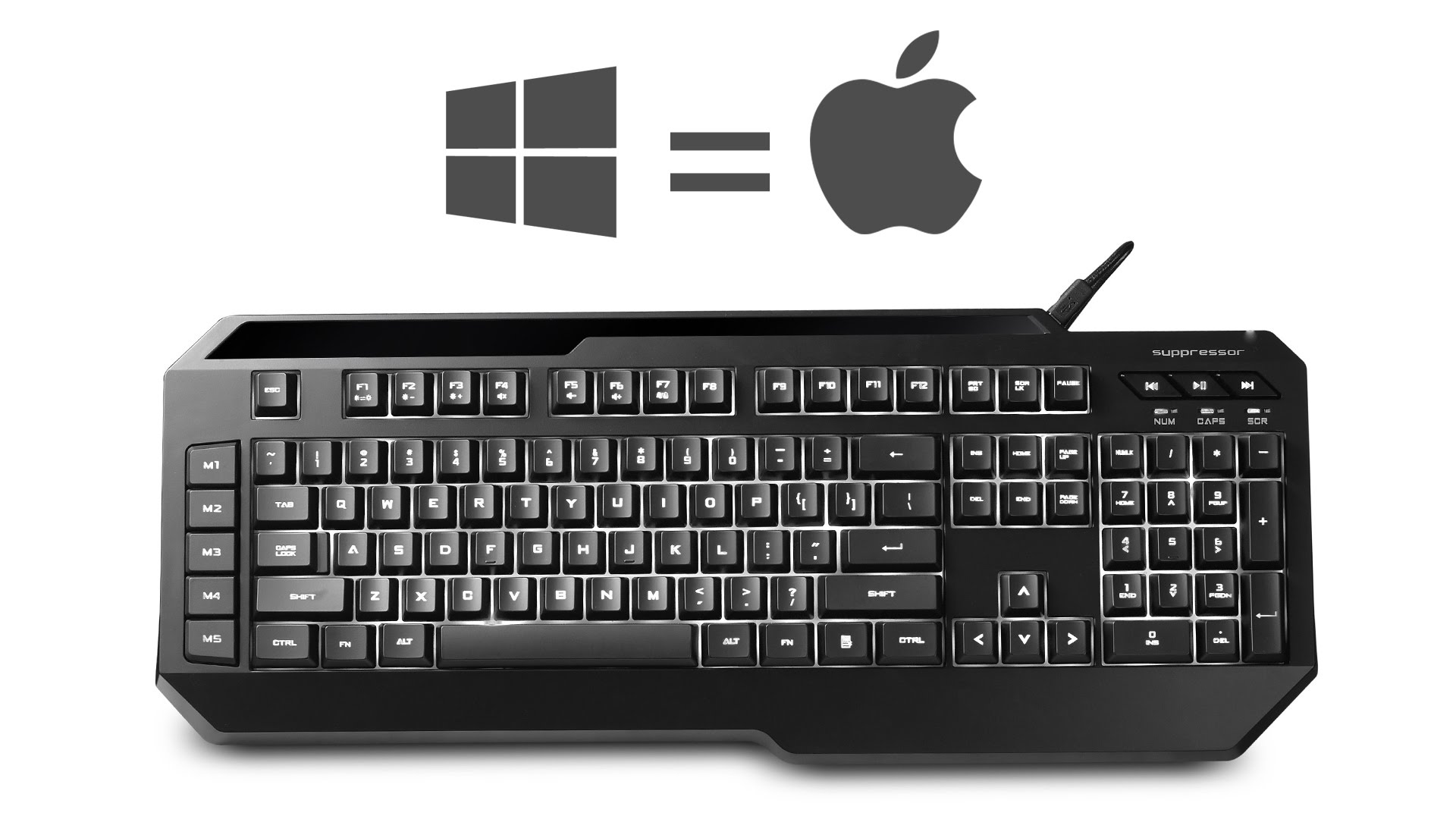 How to use PC keyboard on a Mac - YouTube