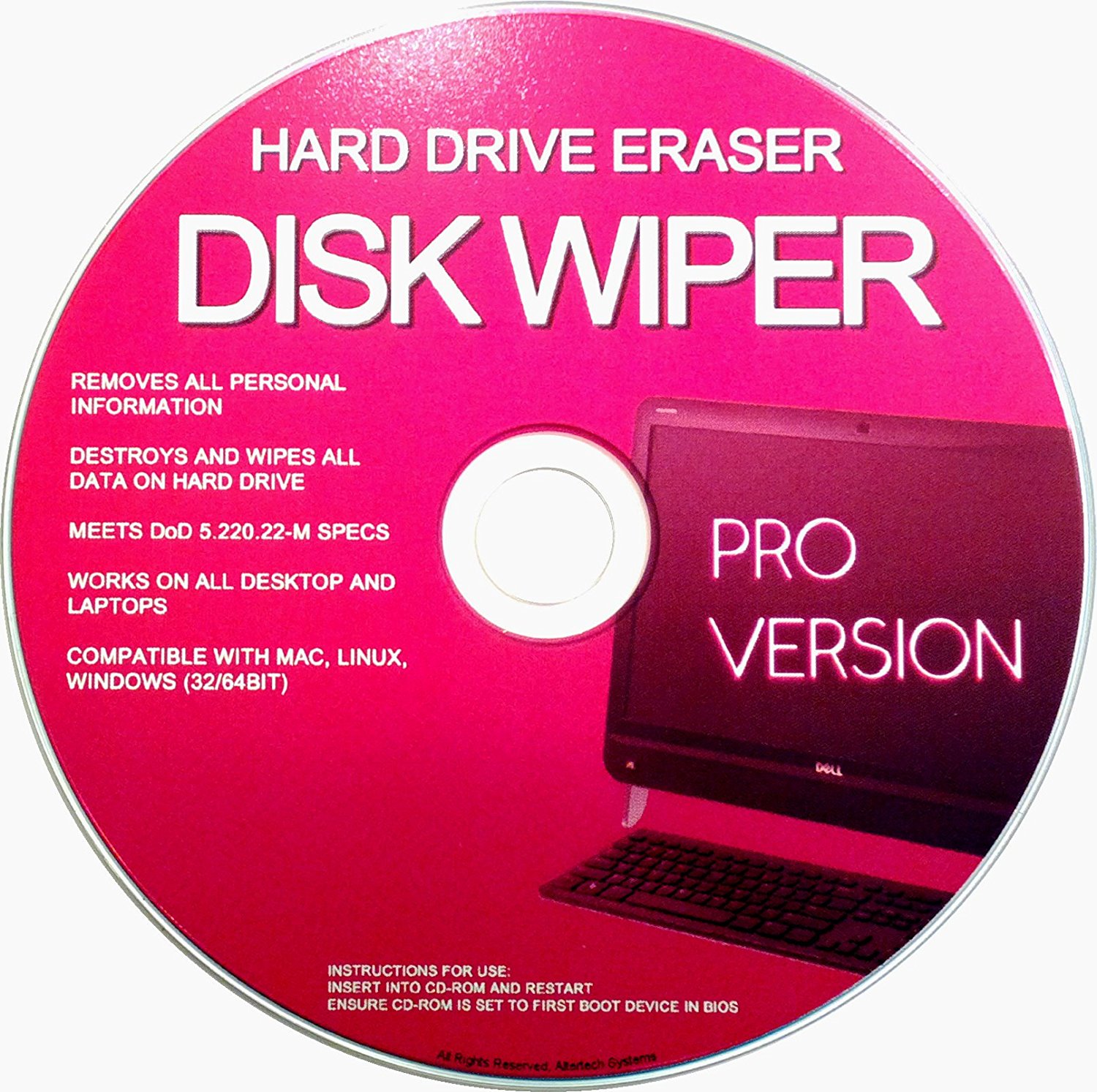Amazon.com: Professional Hard Drive Eraser / Wiper CD Disc Disk 32 ...