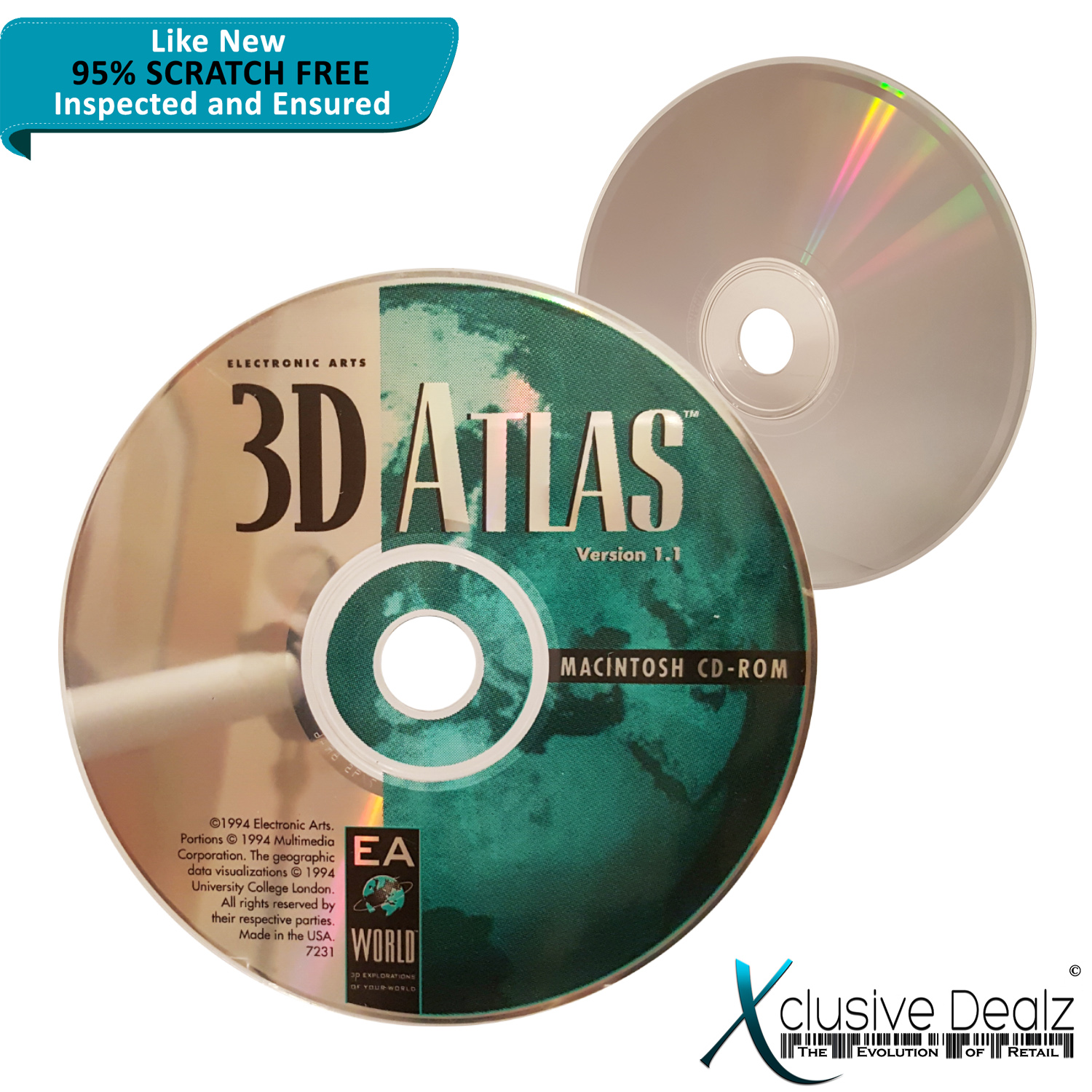 ABC World Reference Electronic Arts 3D Atlas v1 Macintosh CD-ROM ...
