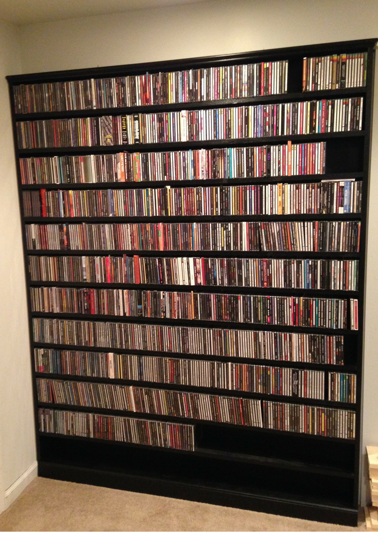 Extended Shelf Life: DIY CD Storage Shelves | Cd shelving, Cd ...