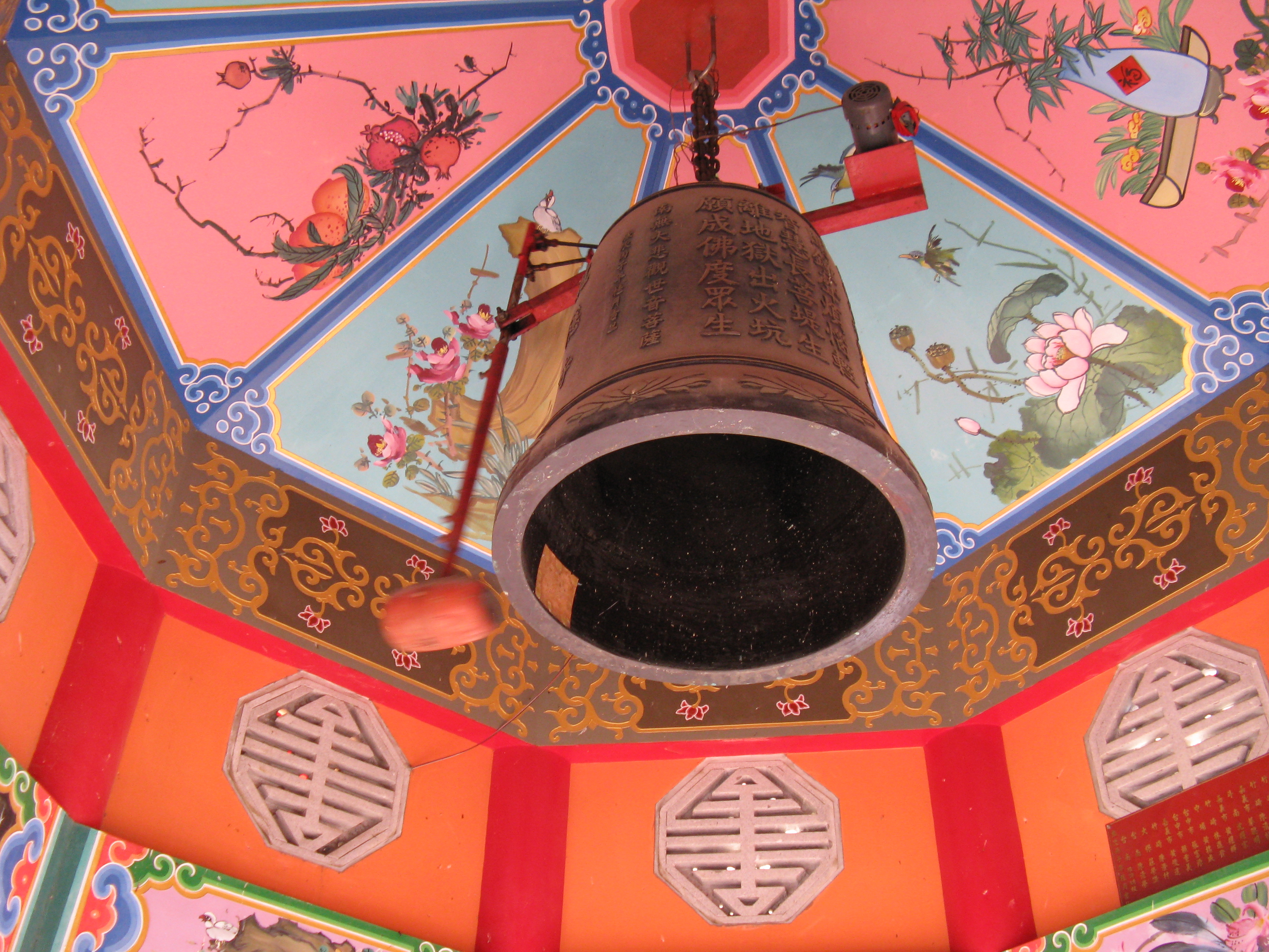Ceiling bell in Asian temple, Art, Asian, Bell, Ceiling, HQ Photo