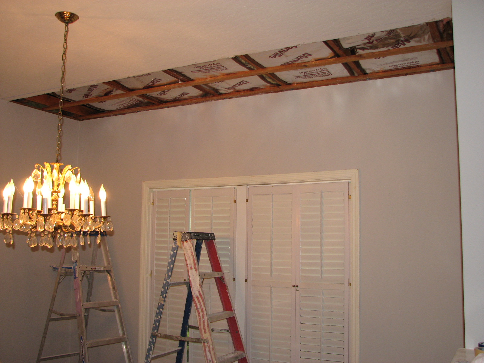 Indialantic Ceiling Repair and Skip Trowel Texture Match - Peck Drywall