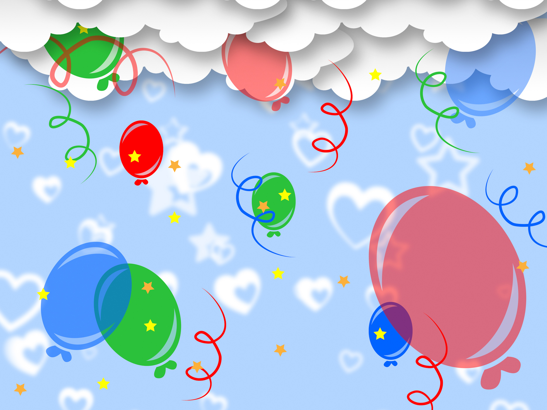 Celebrate Balloons Indicates Backgrounds Template And Party, Abstract, Cheerful, Party, Parties, HQ Photo