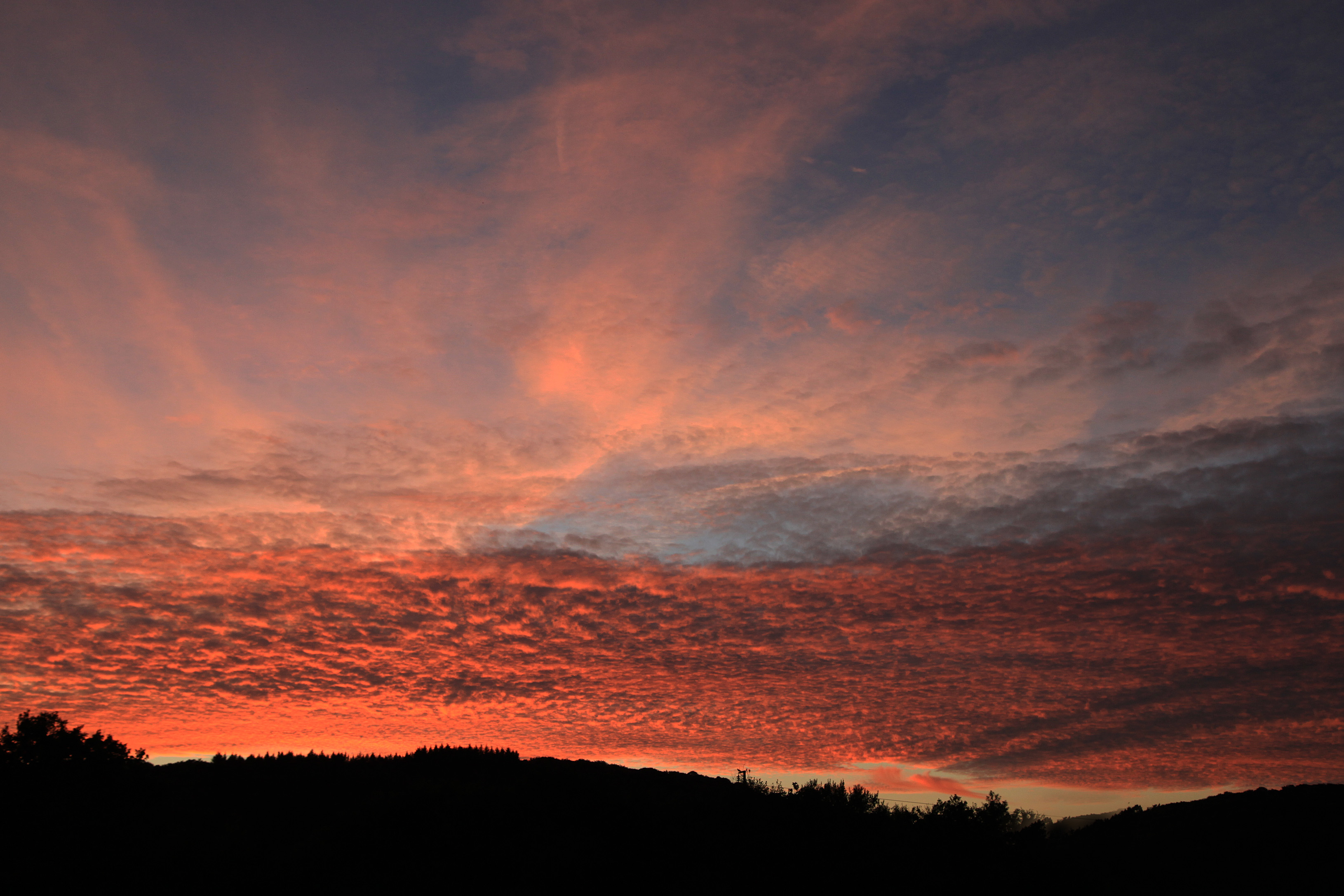 Sky on fire over Luxembourg ..., a photo from Luxembourg, South ...