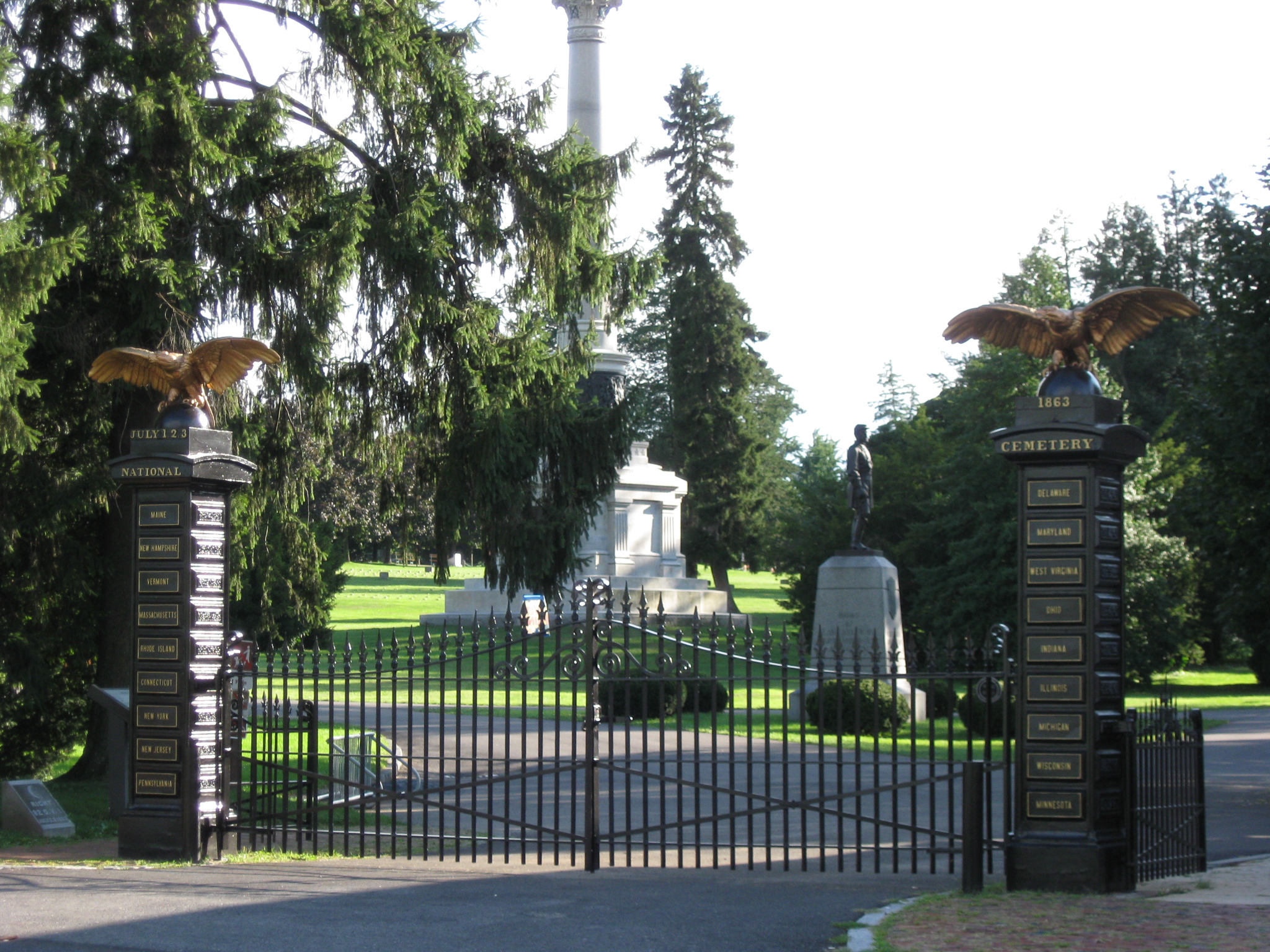 National Cemetery Baltimore Street Entrance Gate Restored and ...