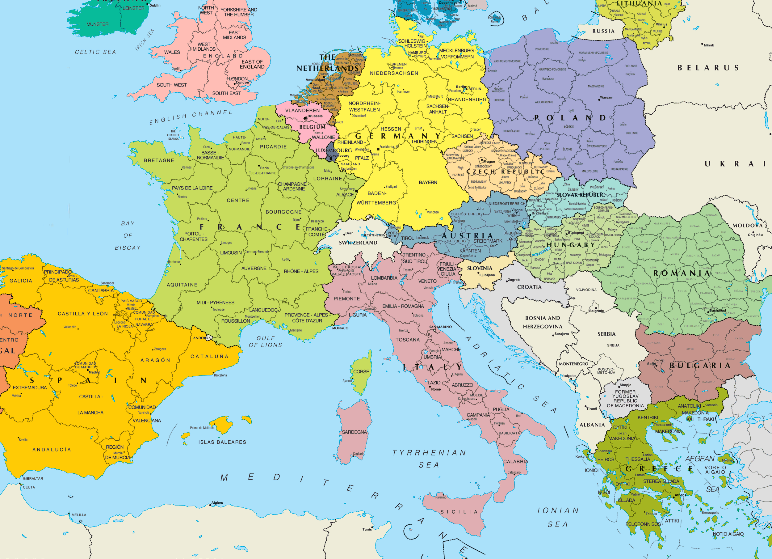 map of central europe        <h3 class=
