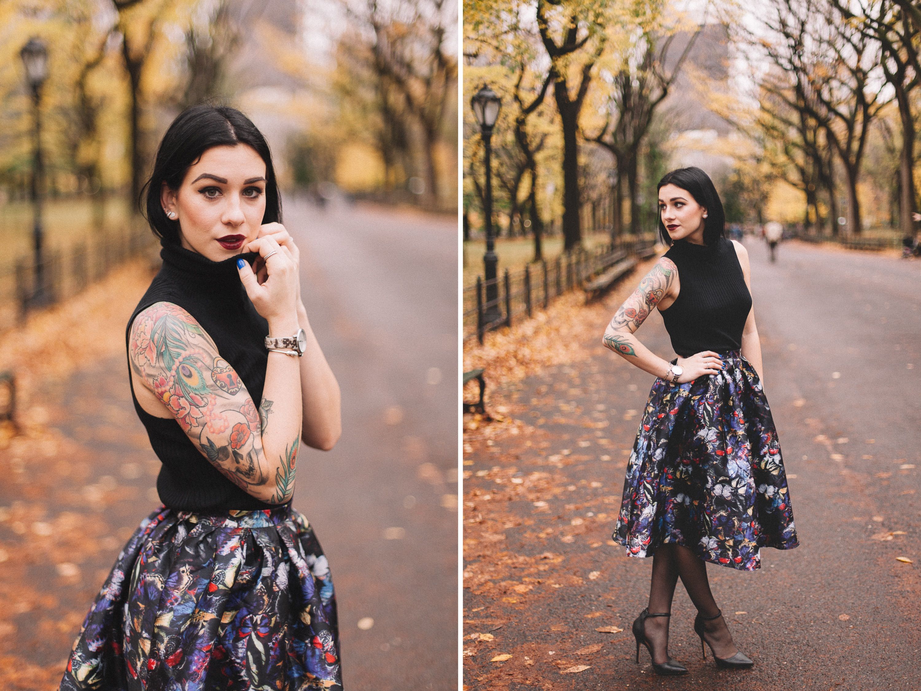 central park in the fall x fashion blogger portrait session by ...