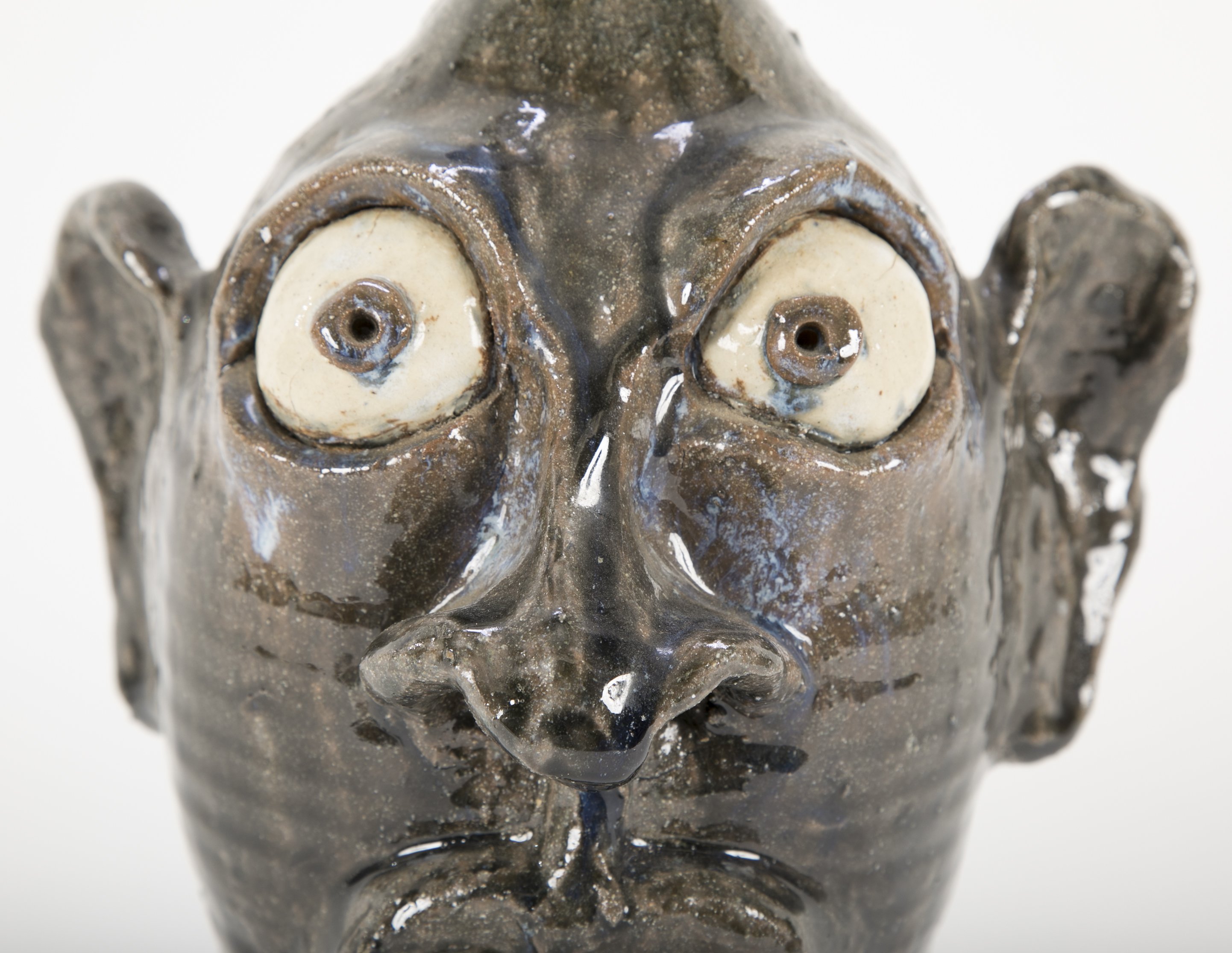 William Bill Flowers North Carolina Ceramic Face Jug – Avery & Dash ...