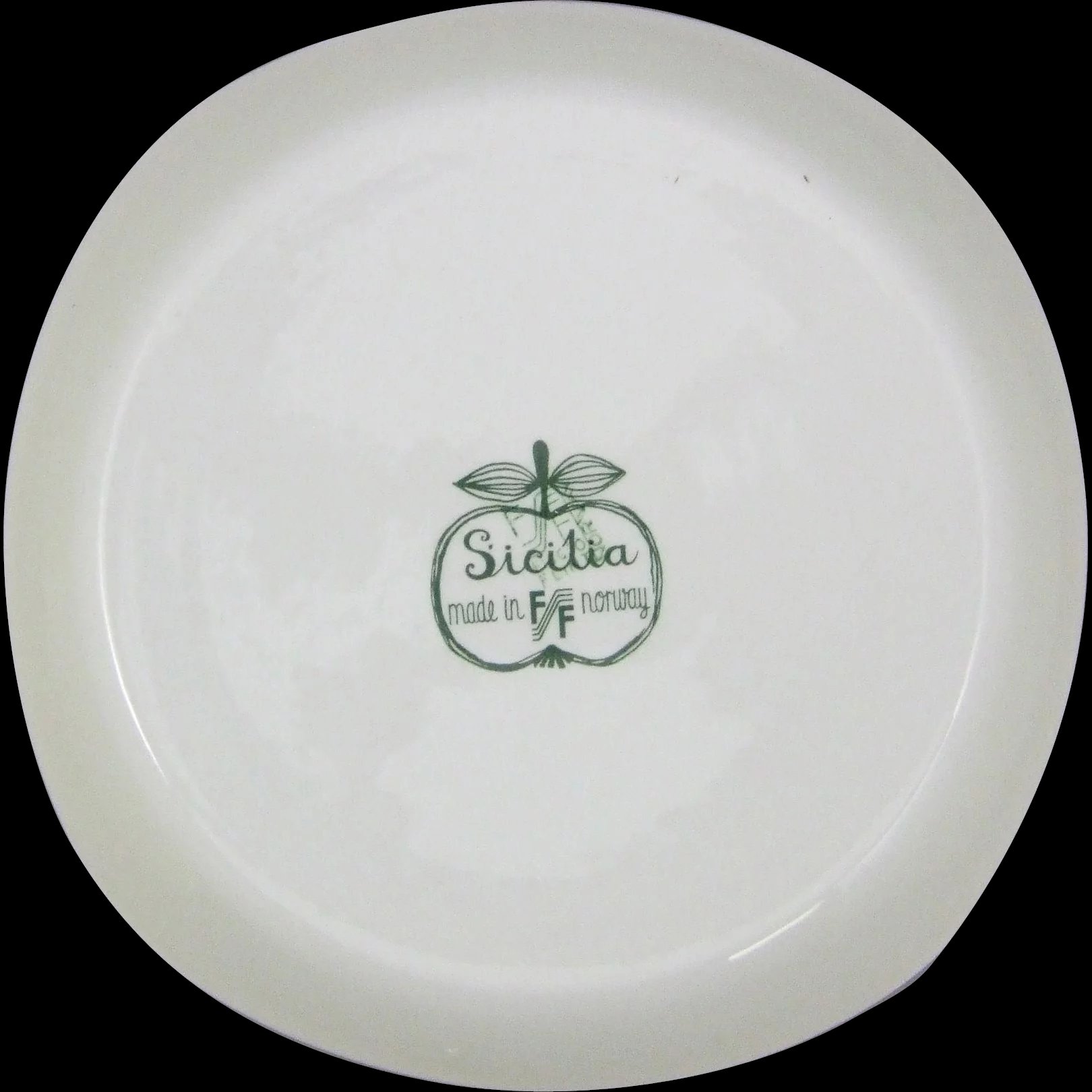 Figgjo Flint Norway Sicilia Ceramic Plate : Green Country Estates ...