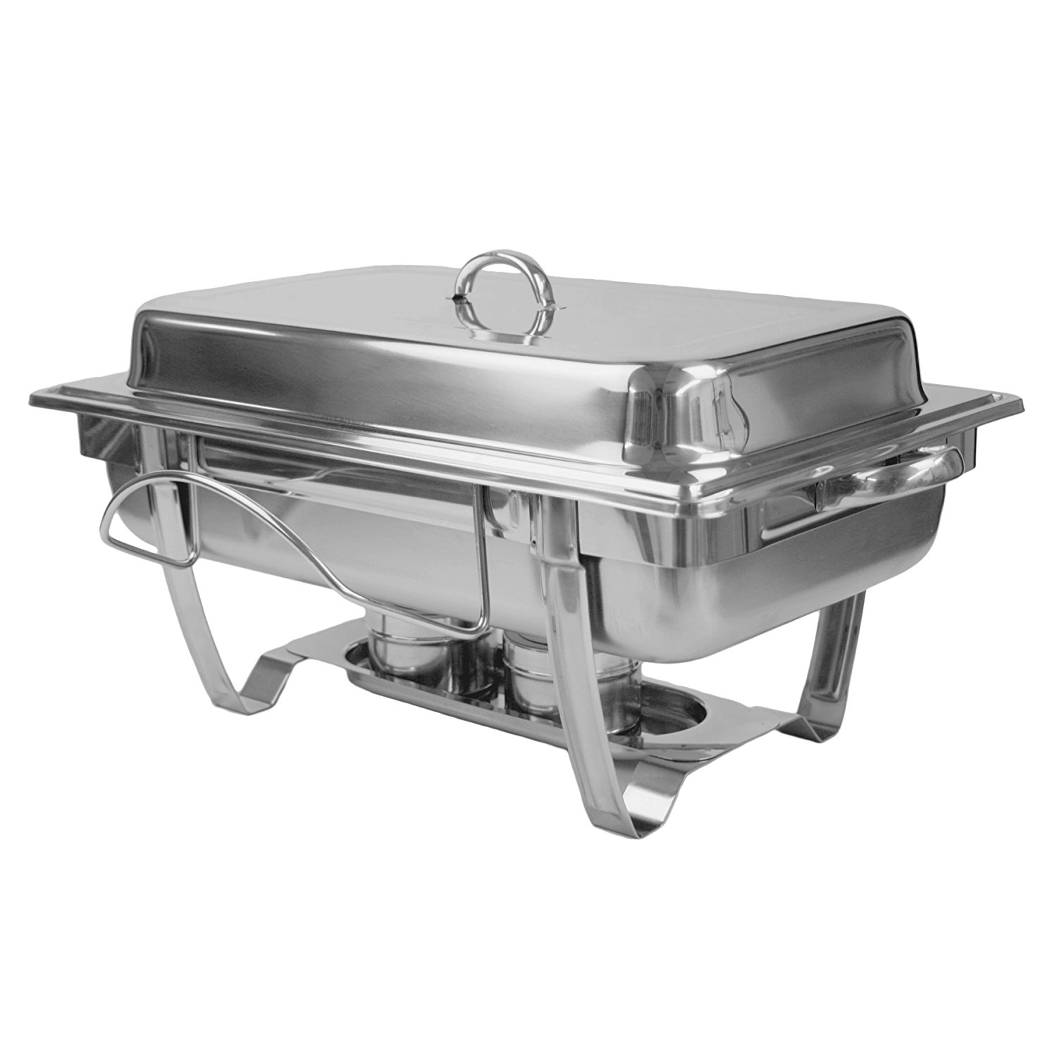 Amazon.com: Excellante 8 Quart Stainless Steel Chafer, Stackable ...