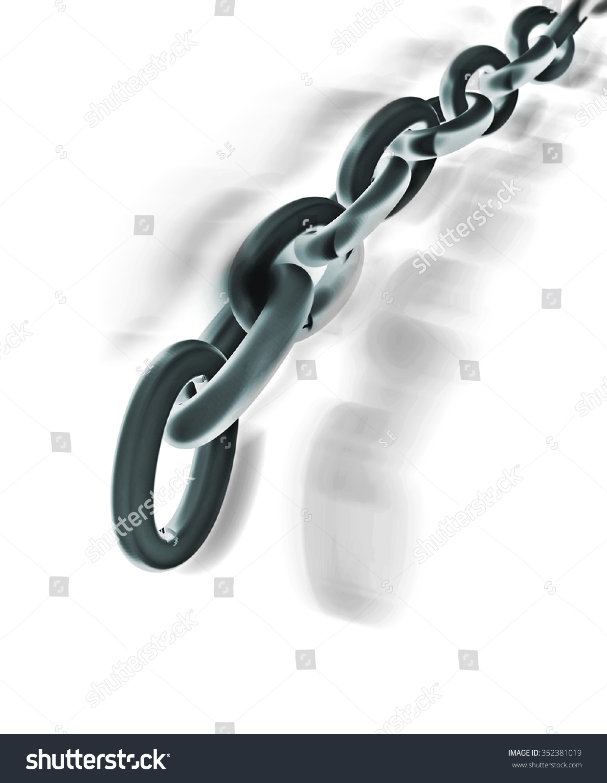 Chain Motion Stock Illustration 352381019 - Shutterstock