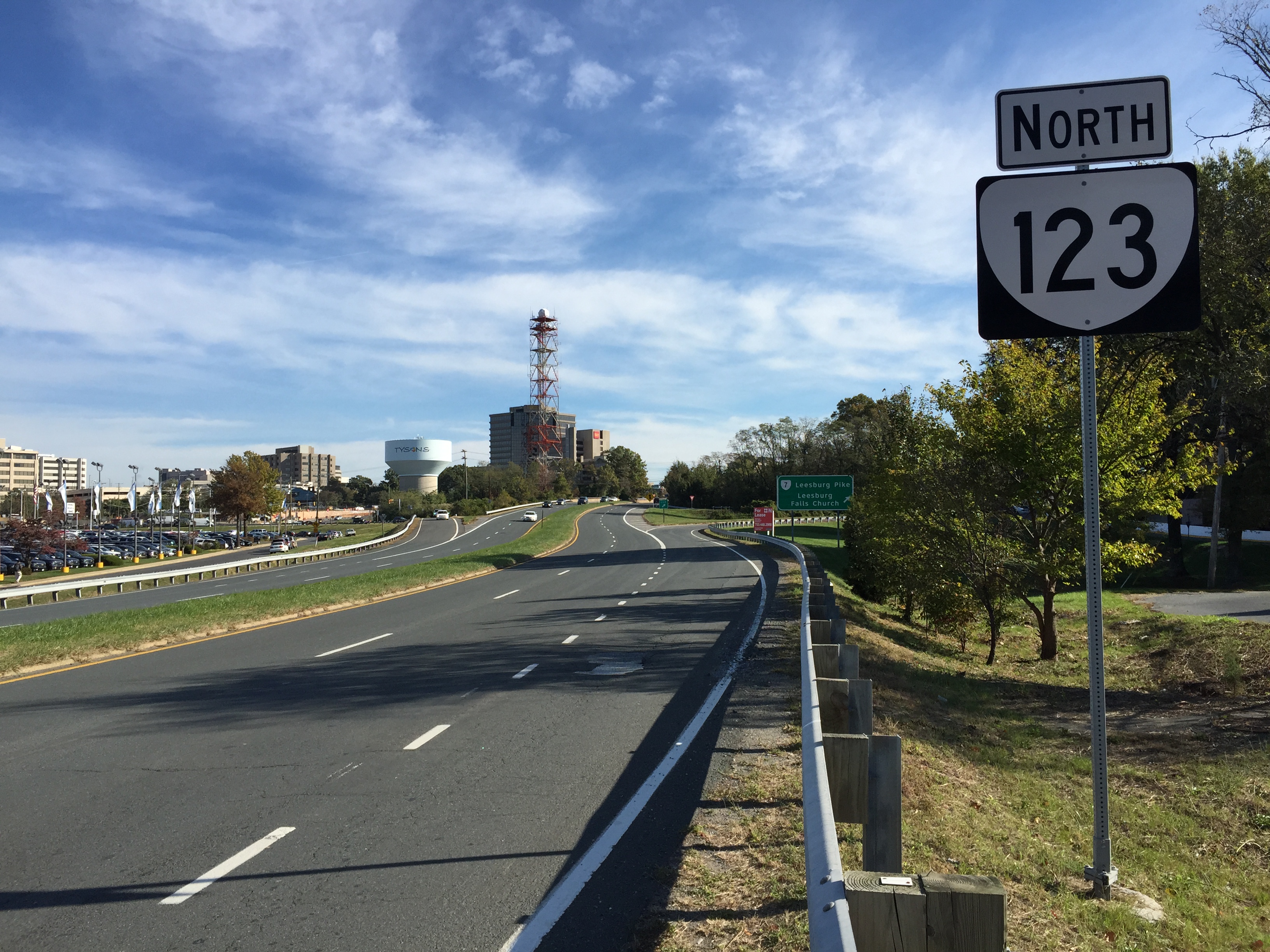 File:2016-10-26 10 25 58 View north along Virginia State Route 123 ...