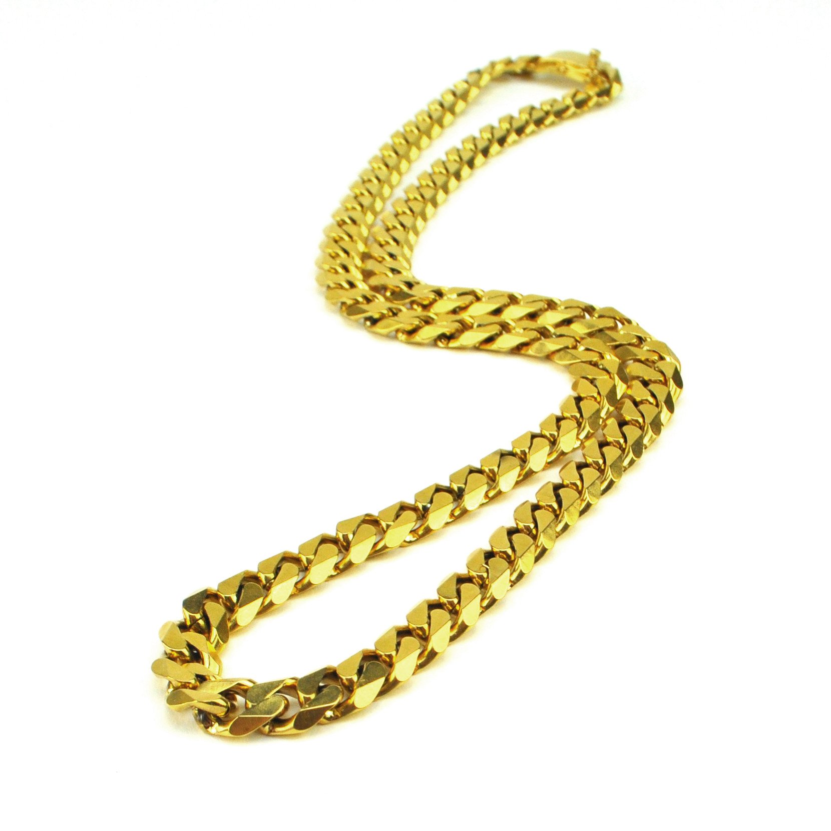 Flat Edge Cuban Link Chain - The Gold Gods Jewelry