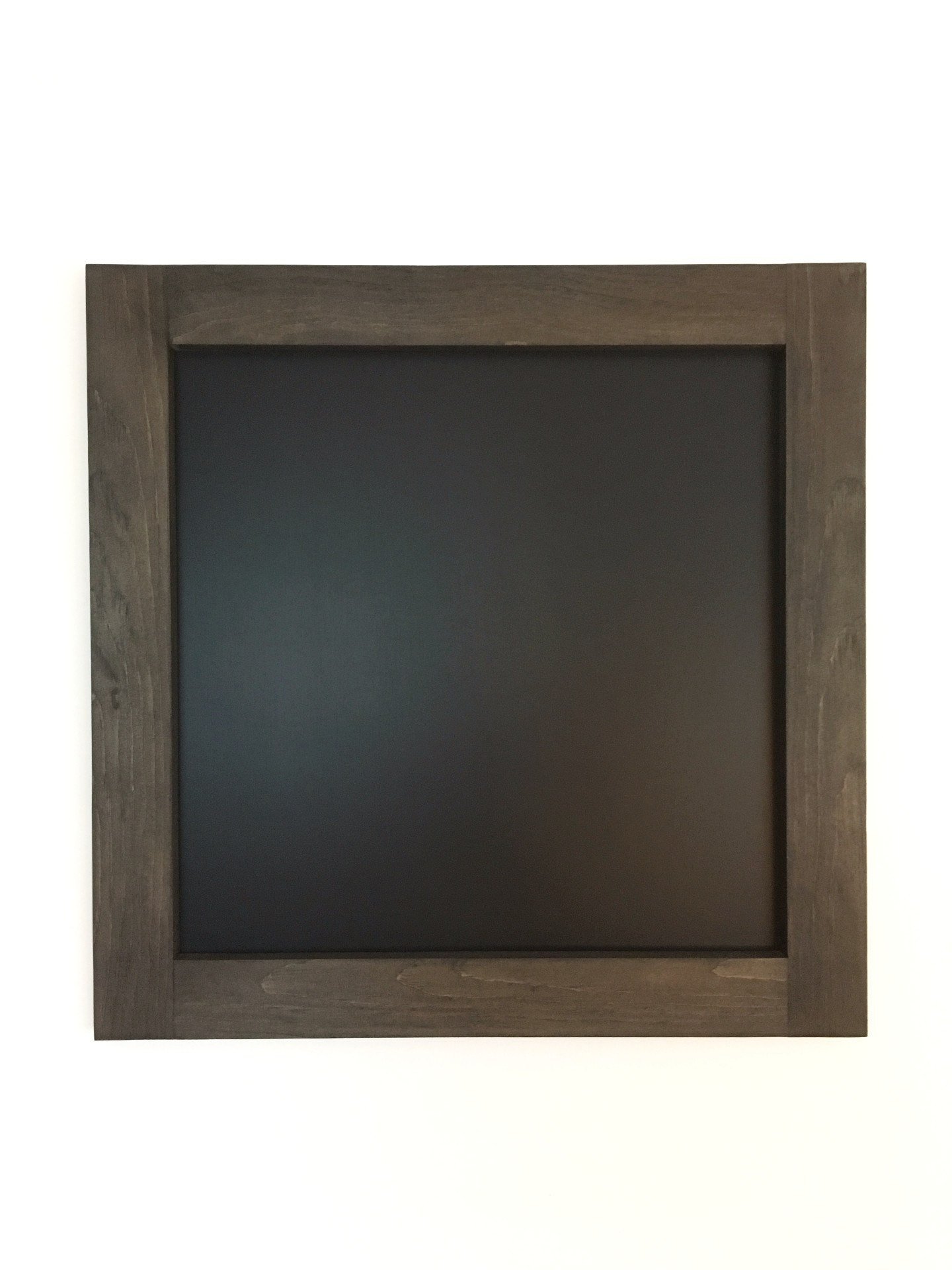 Square Chalkboard with Ebony Stained Pine Frame | 24