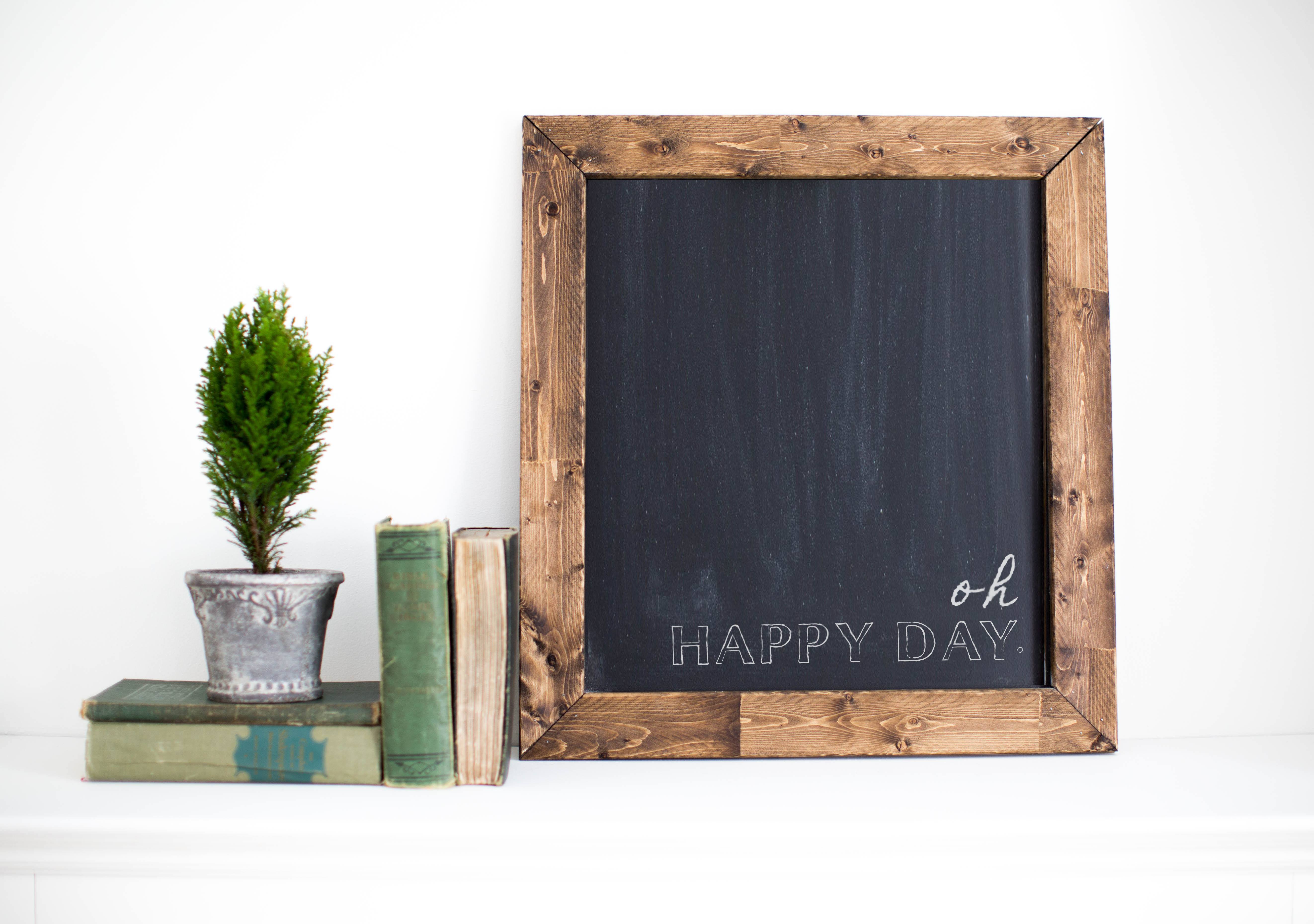 DIY Magnetic Chalkboard | At Home: A Blog by Joanna Gaines