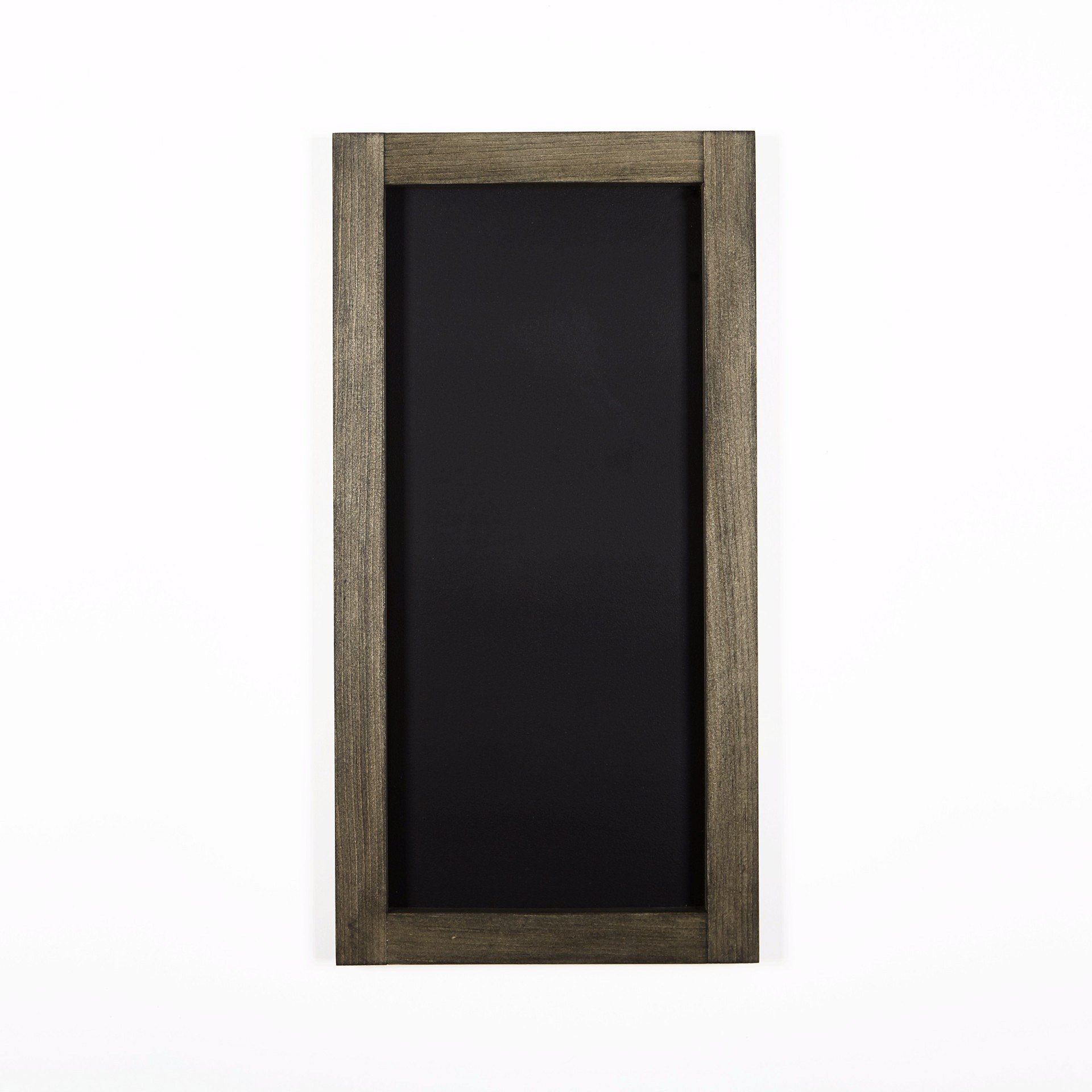 Rectangular Chalkboard with Ebony Stained Pine Frame: 12