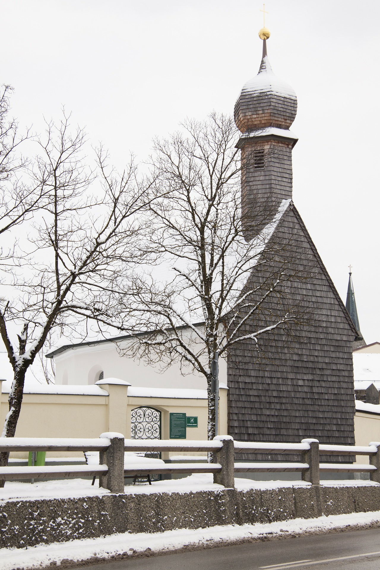 Chapel in Winter, Architecture, Chapel, Church, Cold, HQ Photo