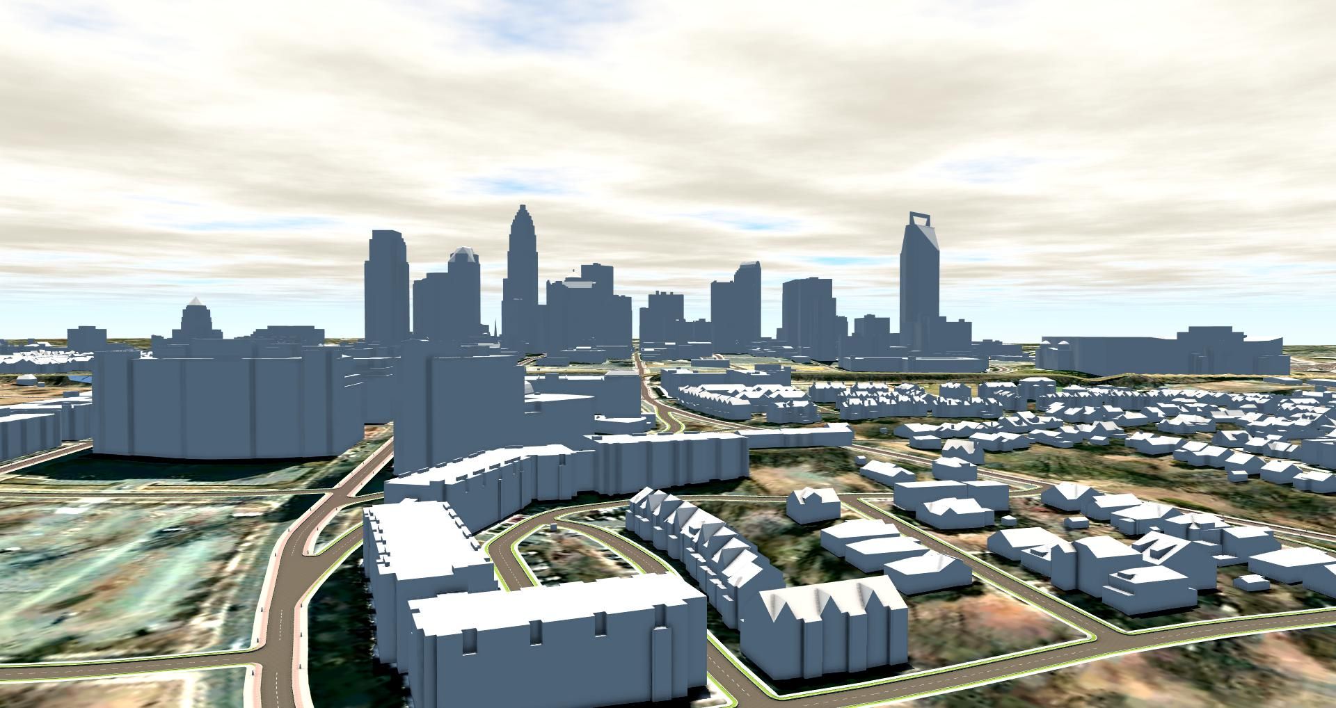 City of Charlotte, NC 3D City Model in Infraworks|Autodesk Online ...