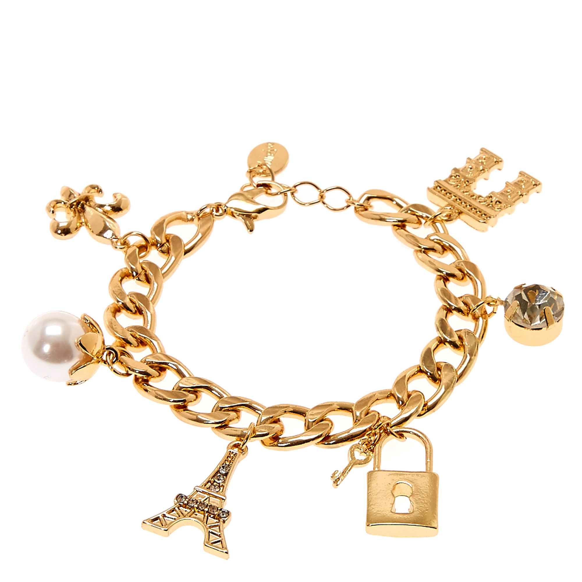 Gold Paris Charm Bracelet | Icing US