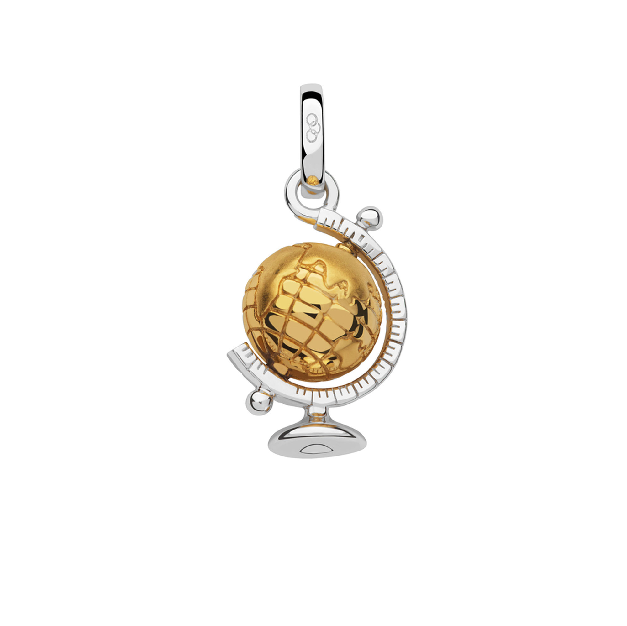 Silver & Yellow Gold Globe Charm | Links of London | Links of London
