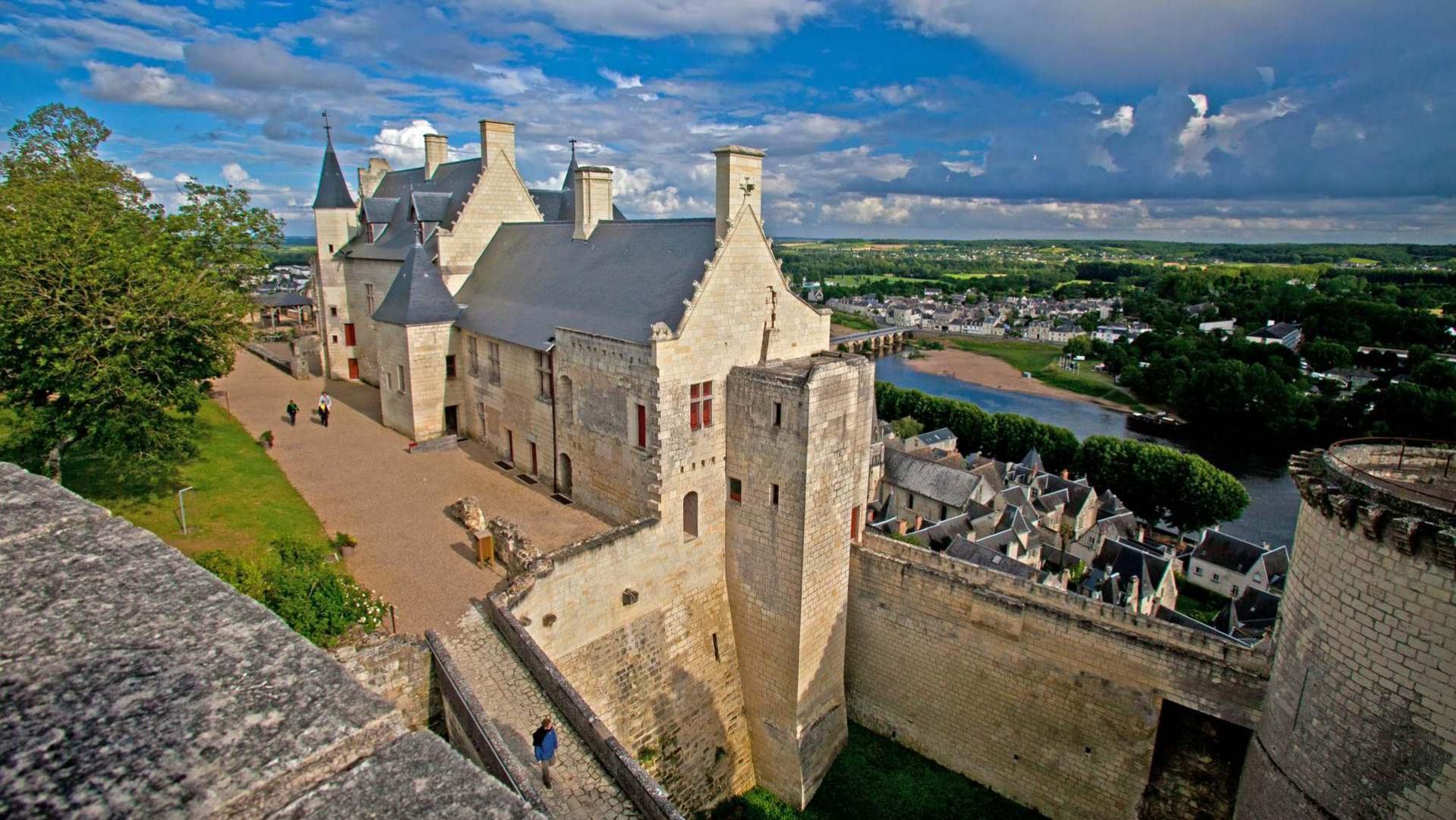 THE ROYAL FORTRESS OF CHINON, The Loire Valley, a journey through France