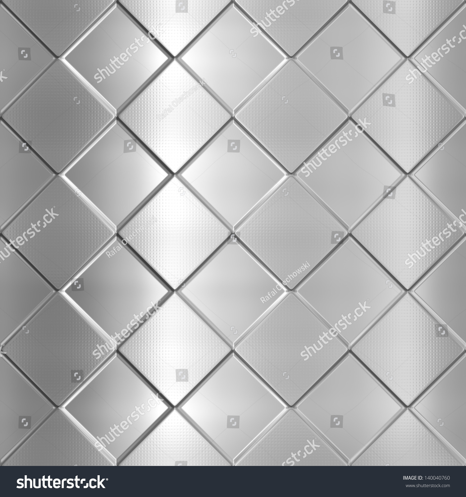 Metal Silver Checked Pattern Background Stock Illustration 140040760 ...
